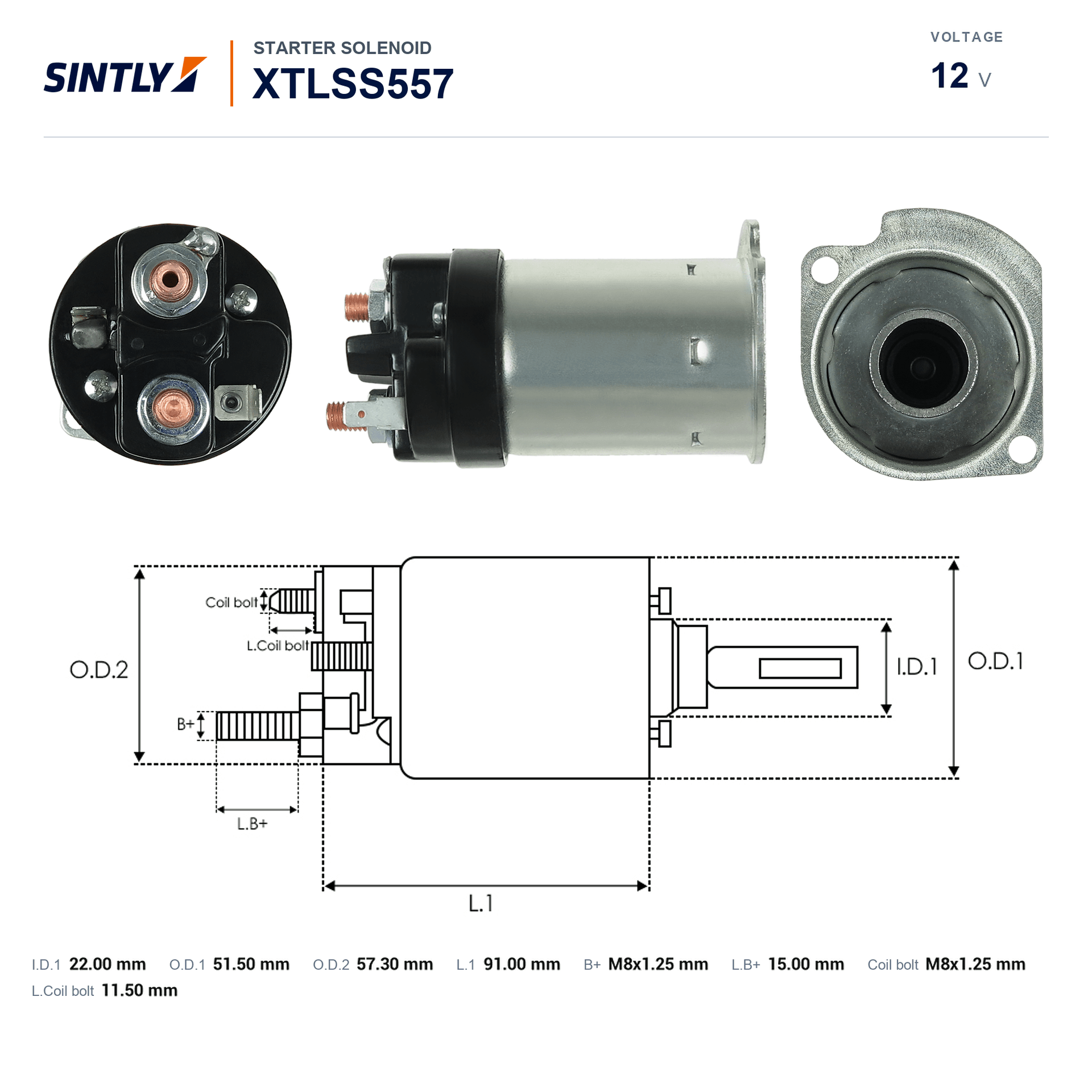 Starter Solenoid XTLSS557