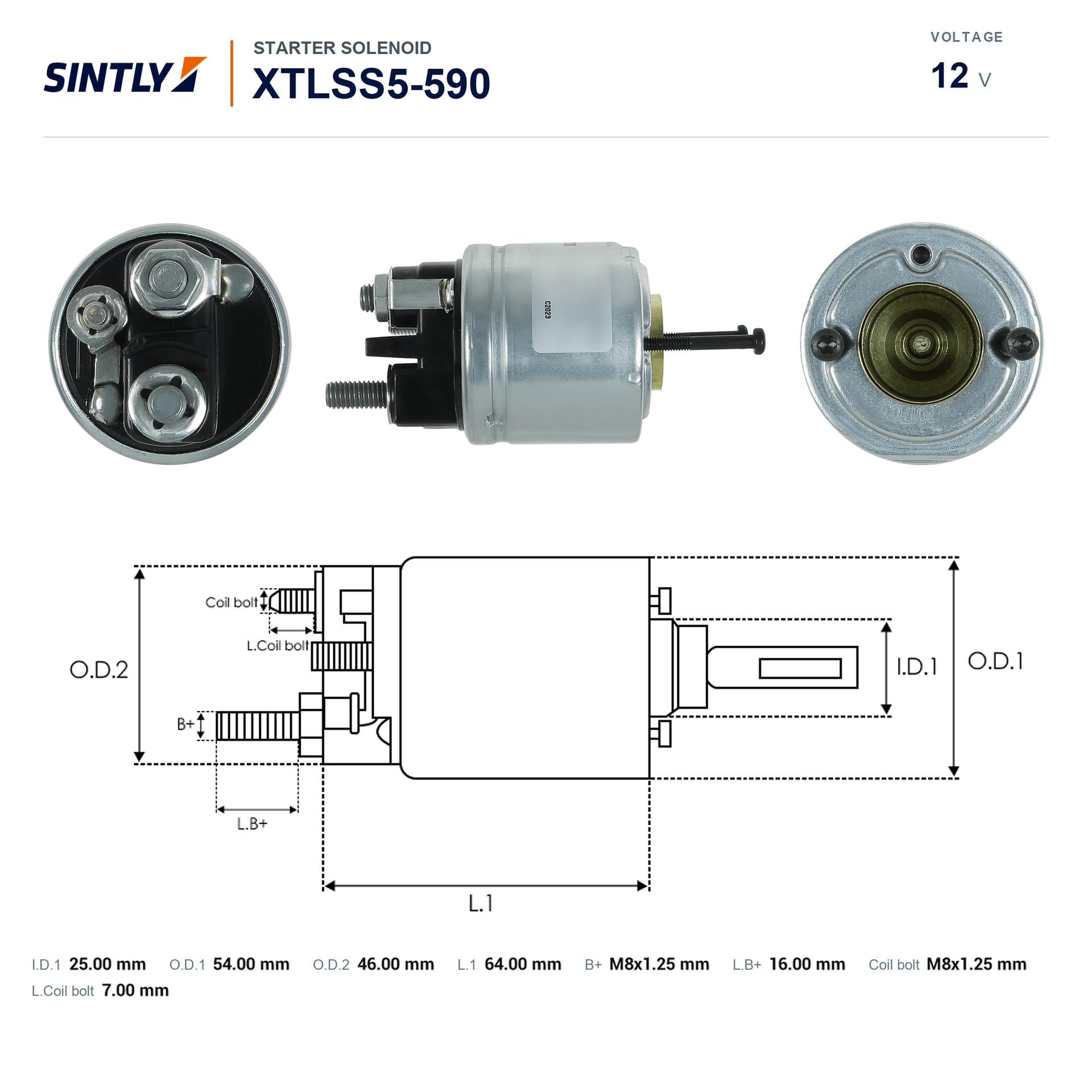 Solenoide de arranque XTLSS5-590