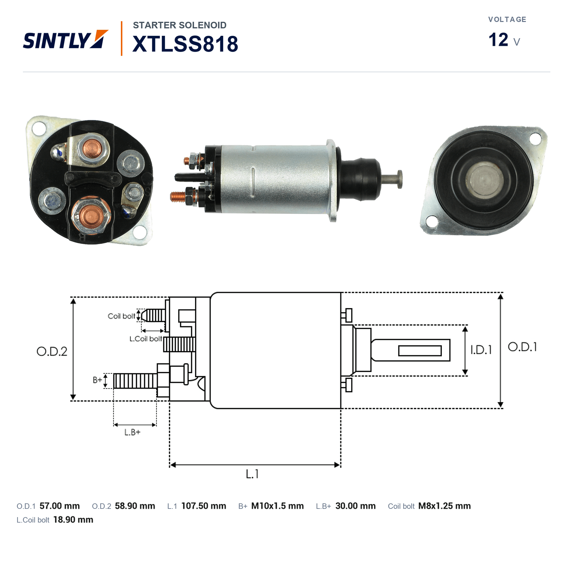 Starter Solenoid XTLSS818