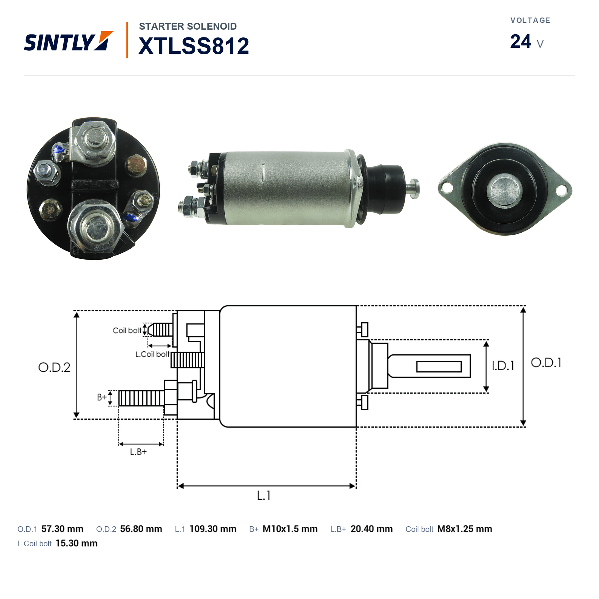 Starter Solenoid XTLSS812