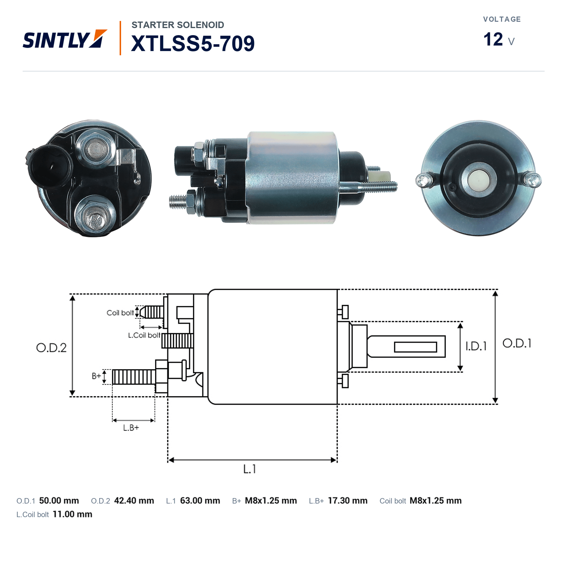 Solenoide de arranque XTLSS5-709