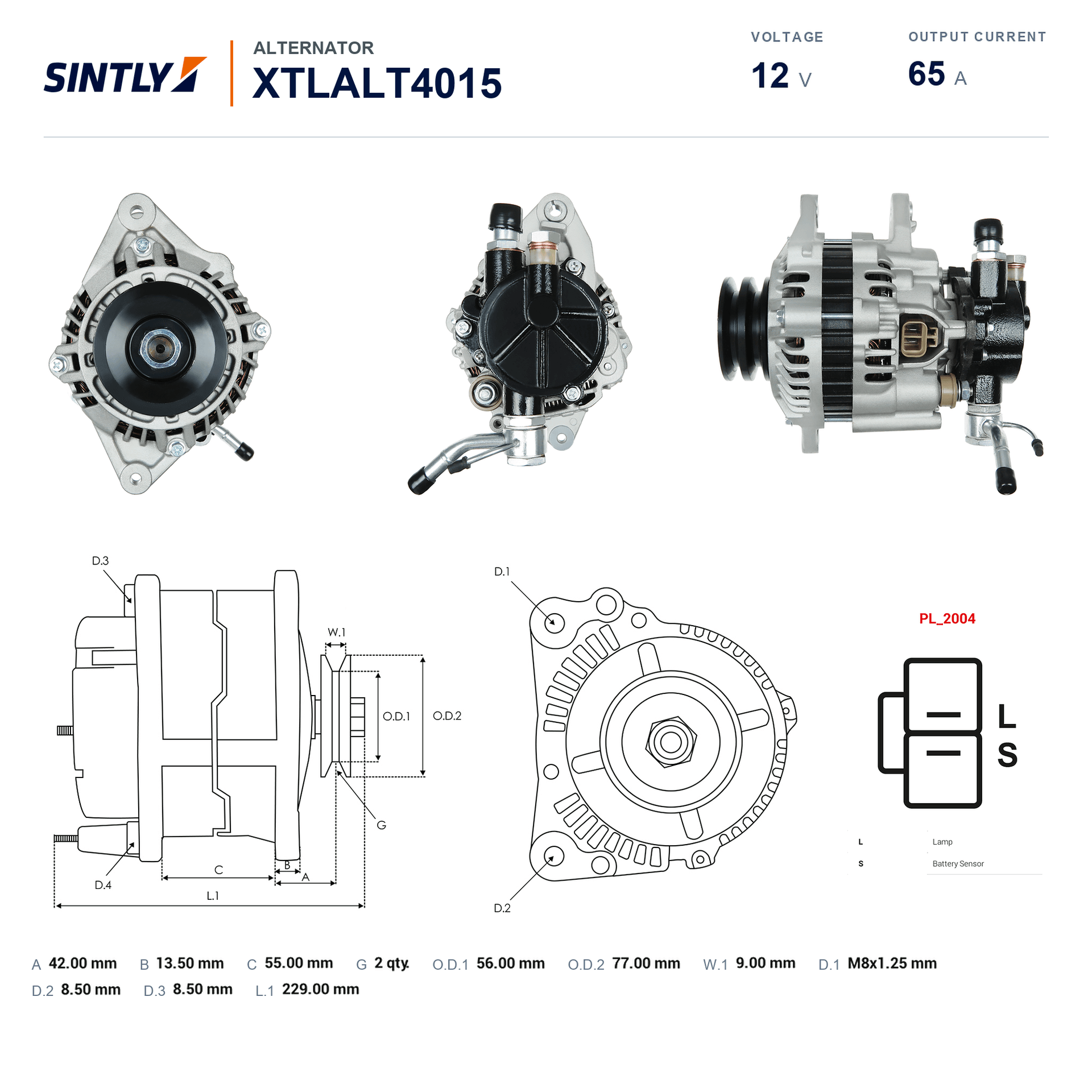 Alternator XTLALT4015