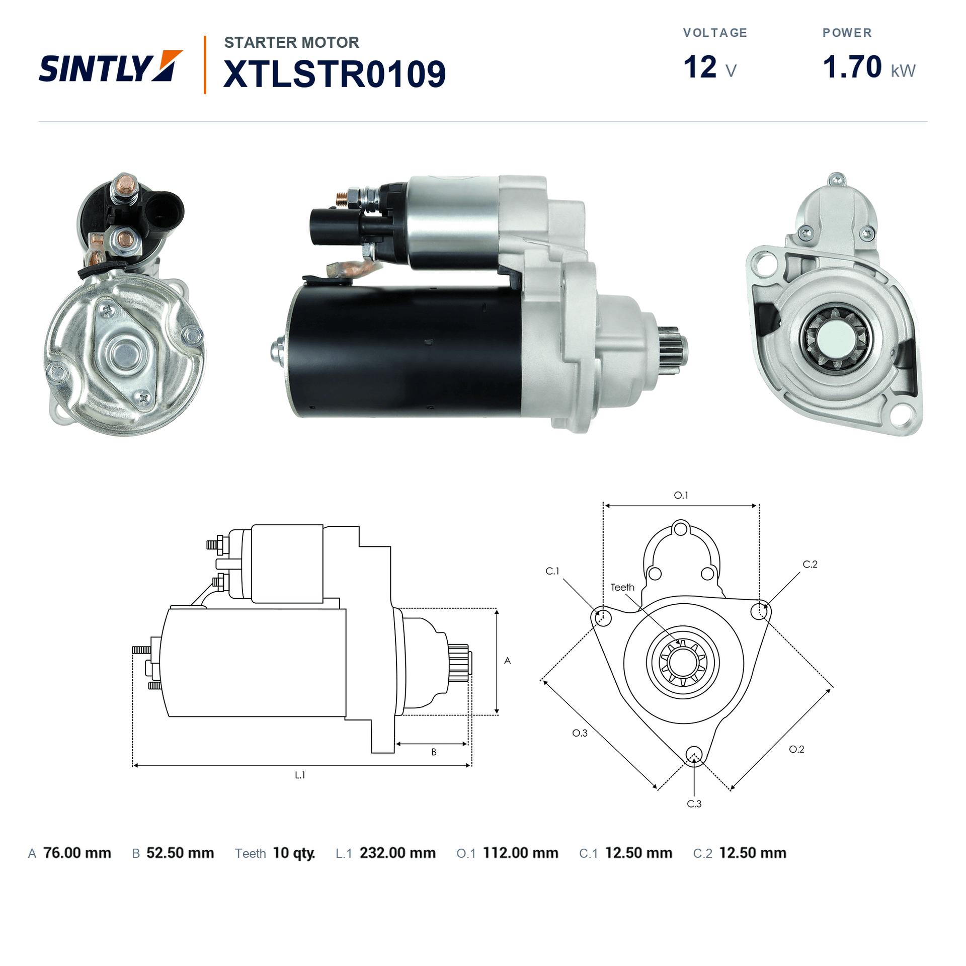 Starter XTLSTR0109