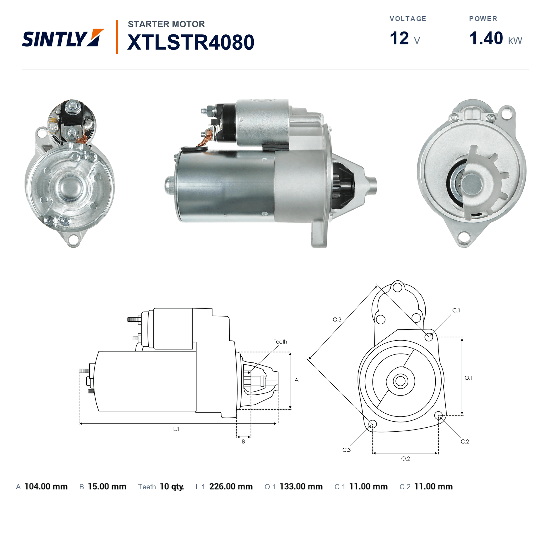 Starter XTLSTR4080