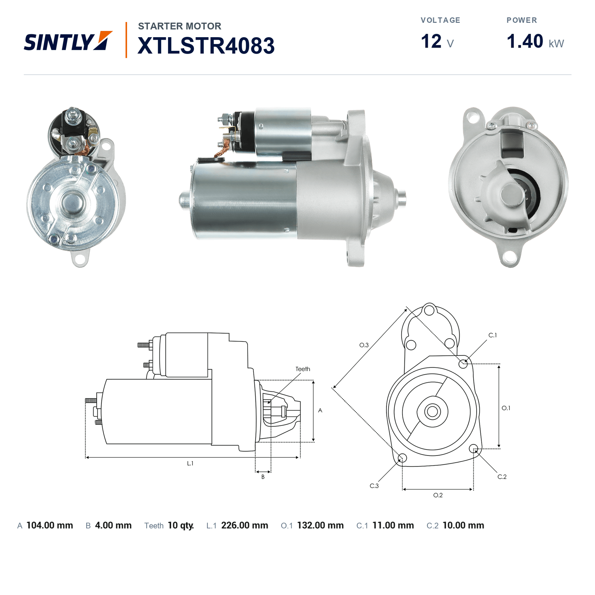 Starter XTLSTR4083
