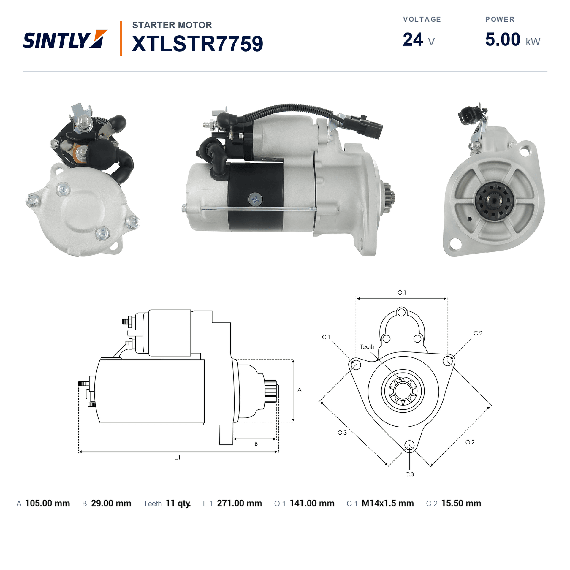Starter XTLSTR7759