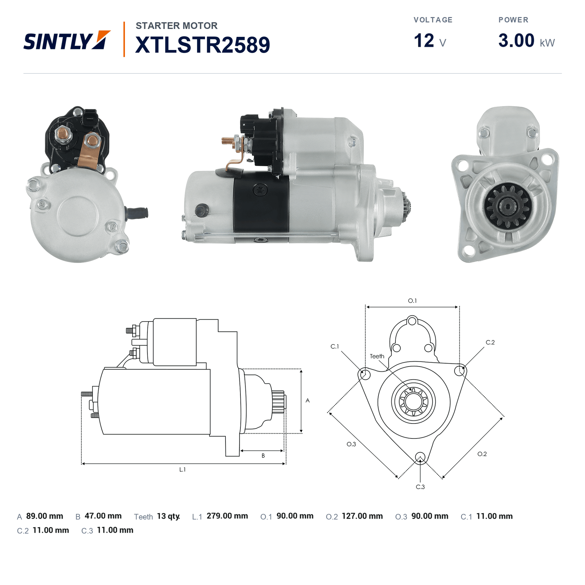 Starter XTLSTR2589
