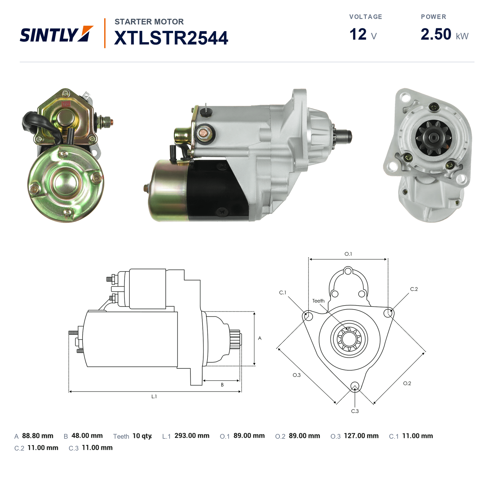 Starter XTLSTR2544