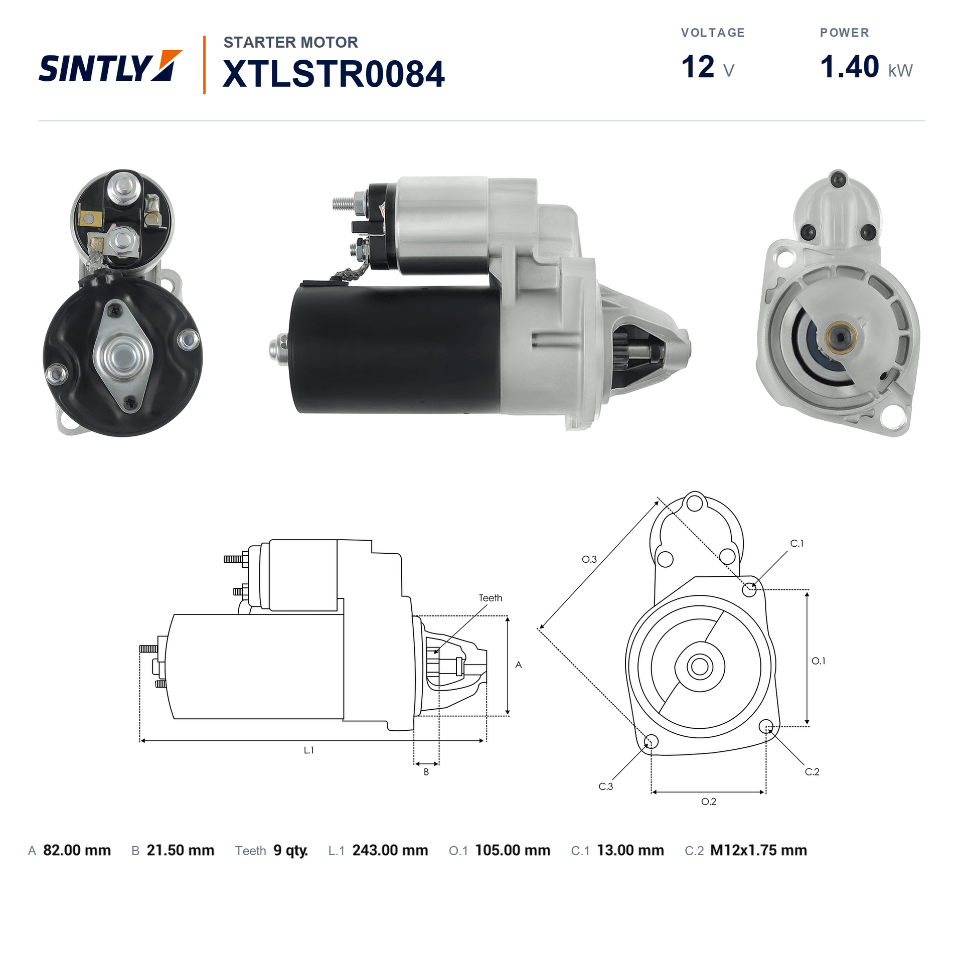 Starter XTLSTR0084