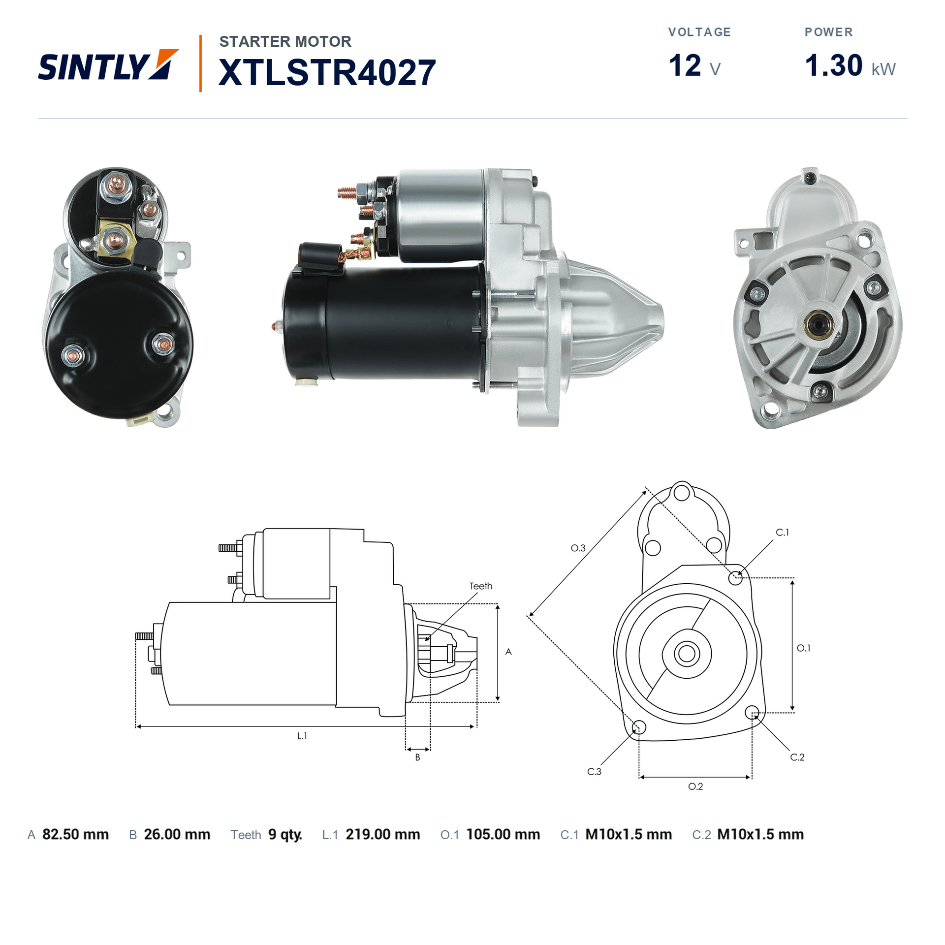 Starter XTLSTR4027