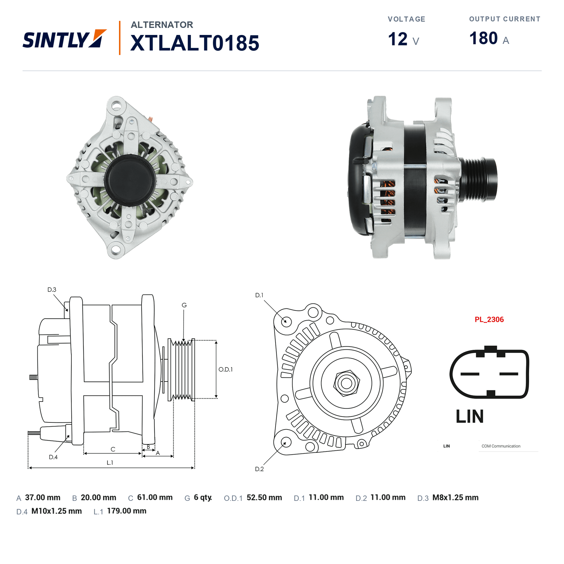 Alternator XTLALT0185