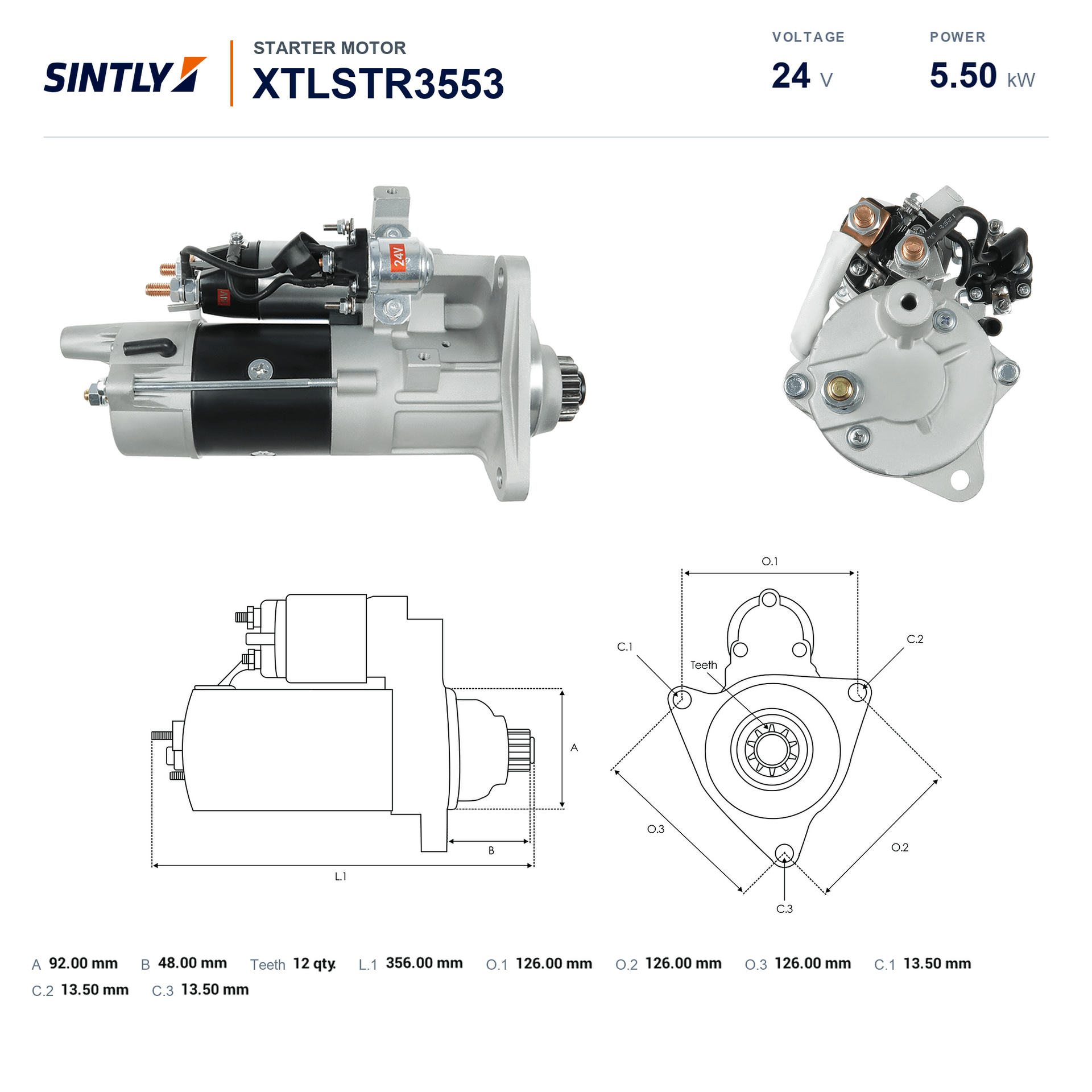 Starter XTLSTR3553
