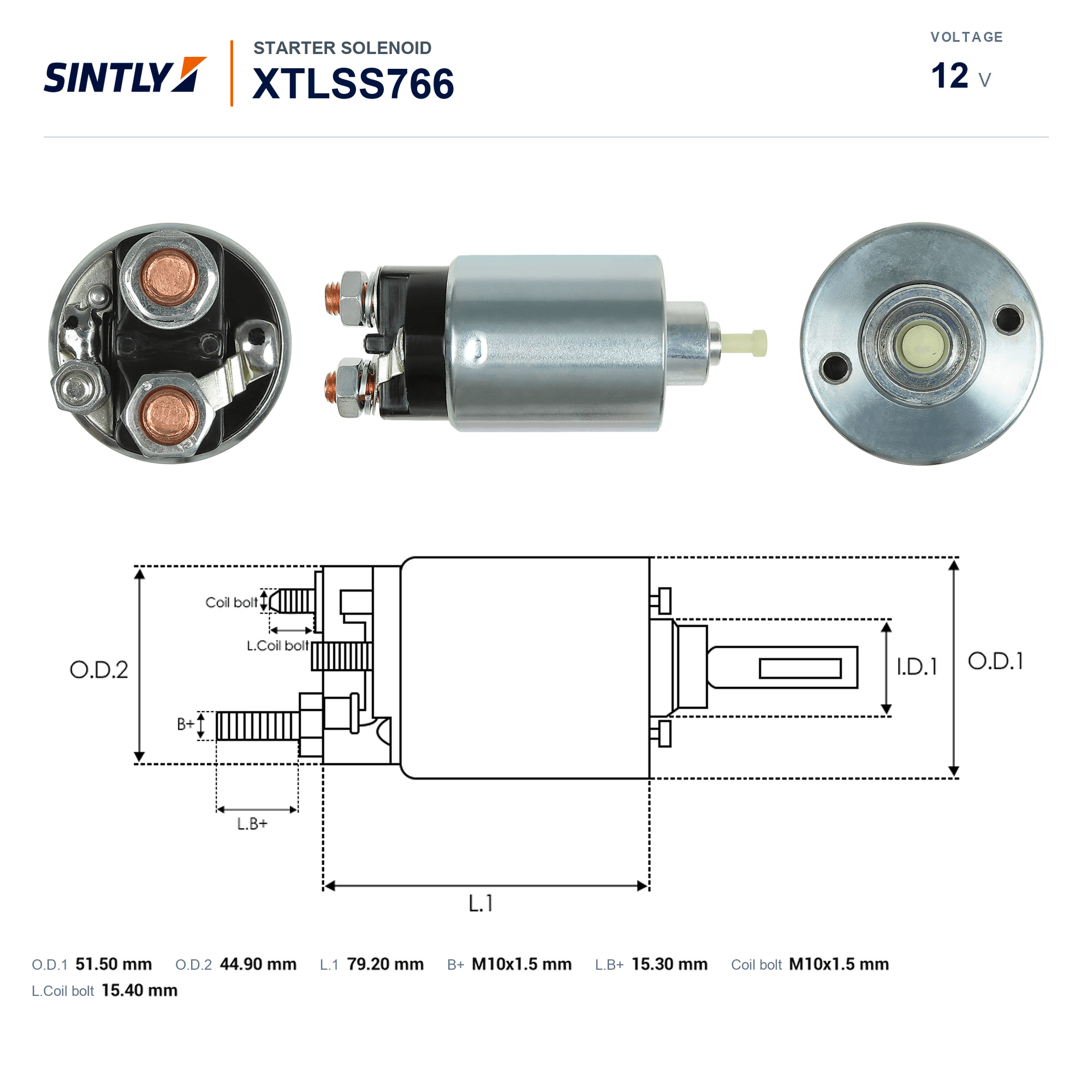 Starter Solenoid XTLSS766