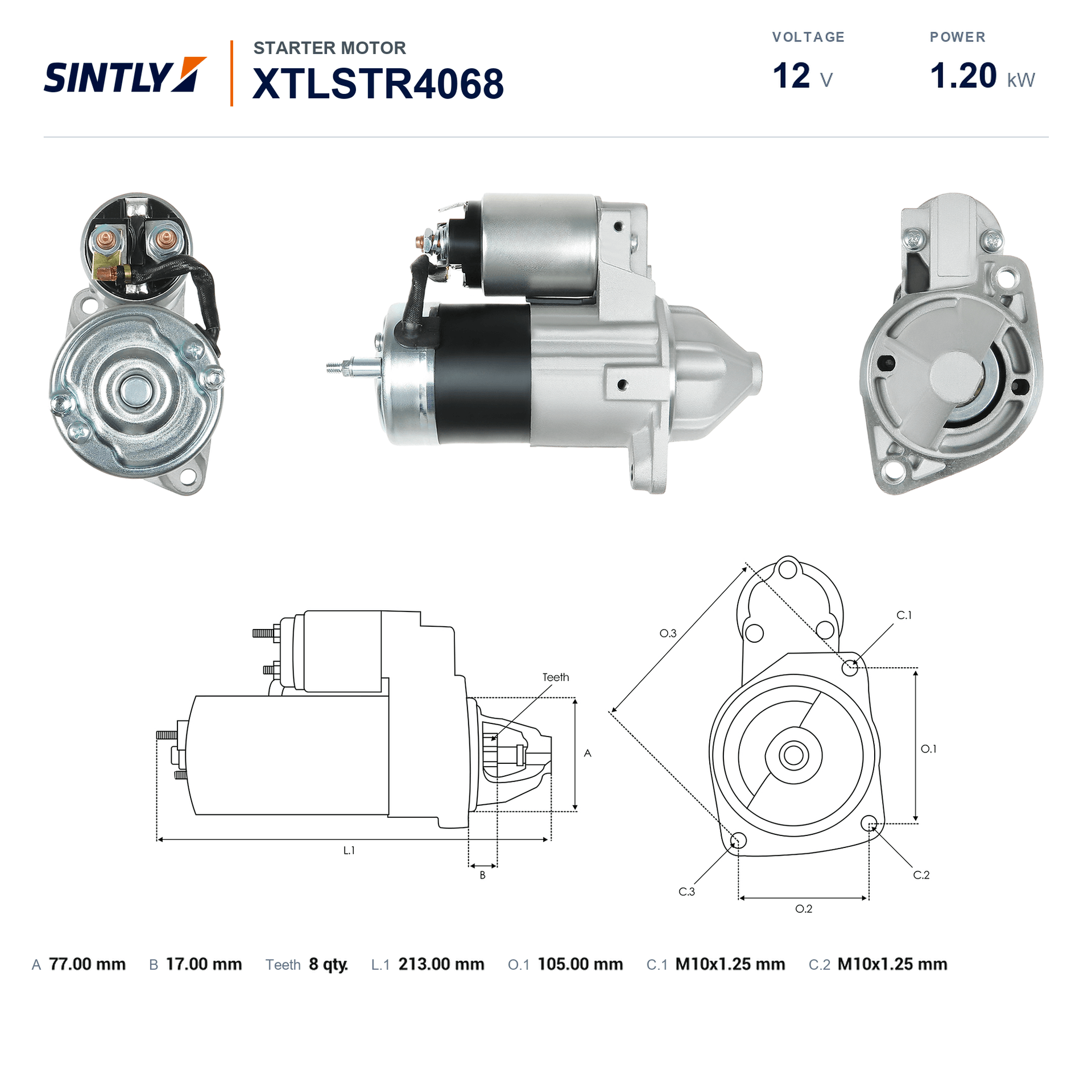 Starter XTLSTR4068