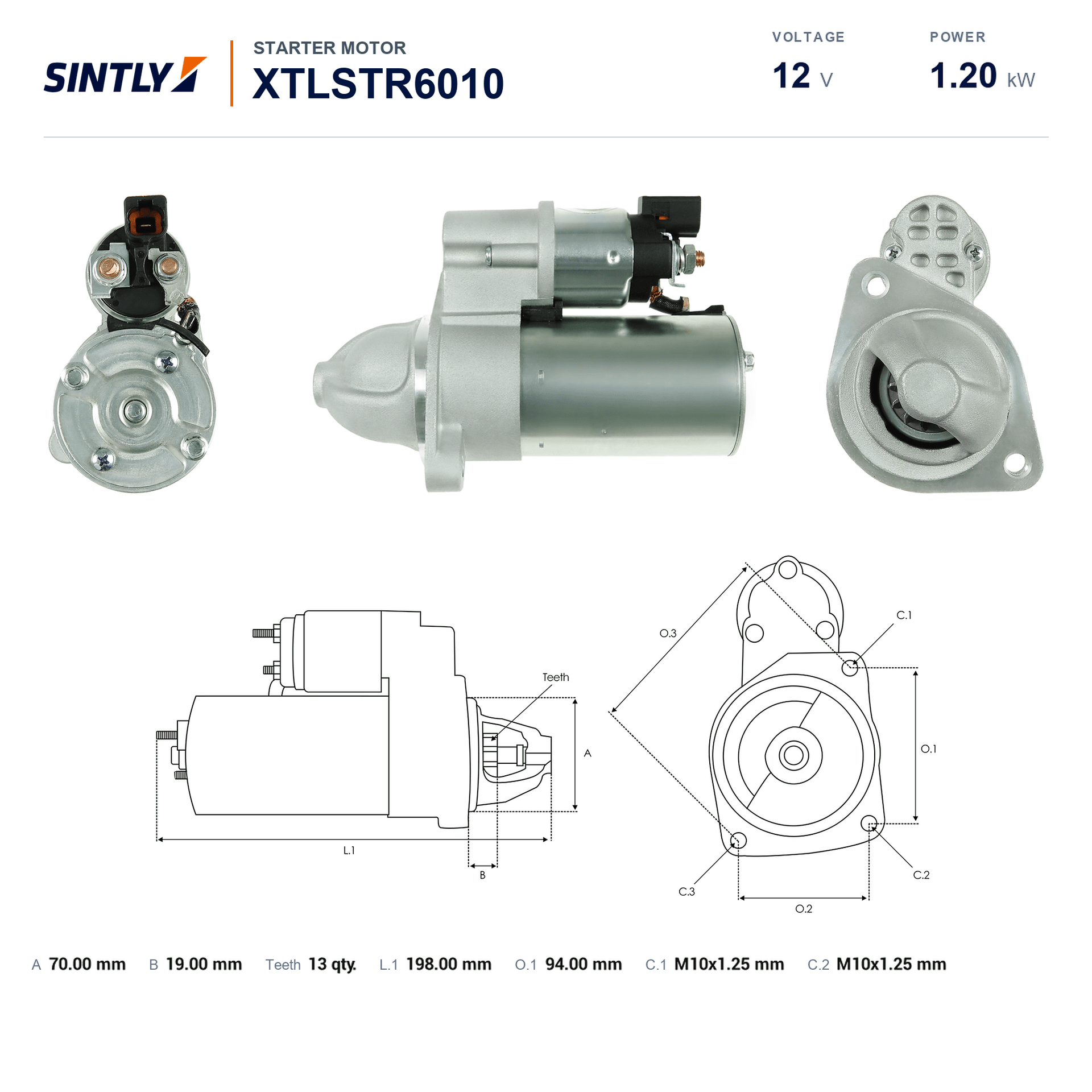 Starter XTLSTR6010
