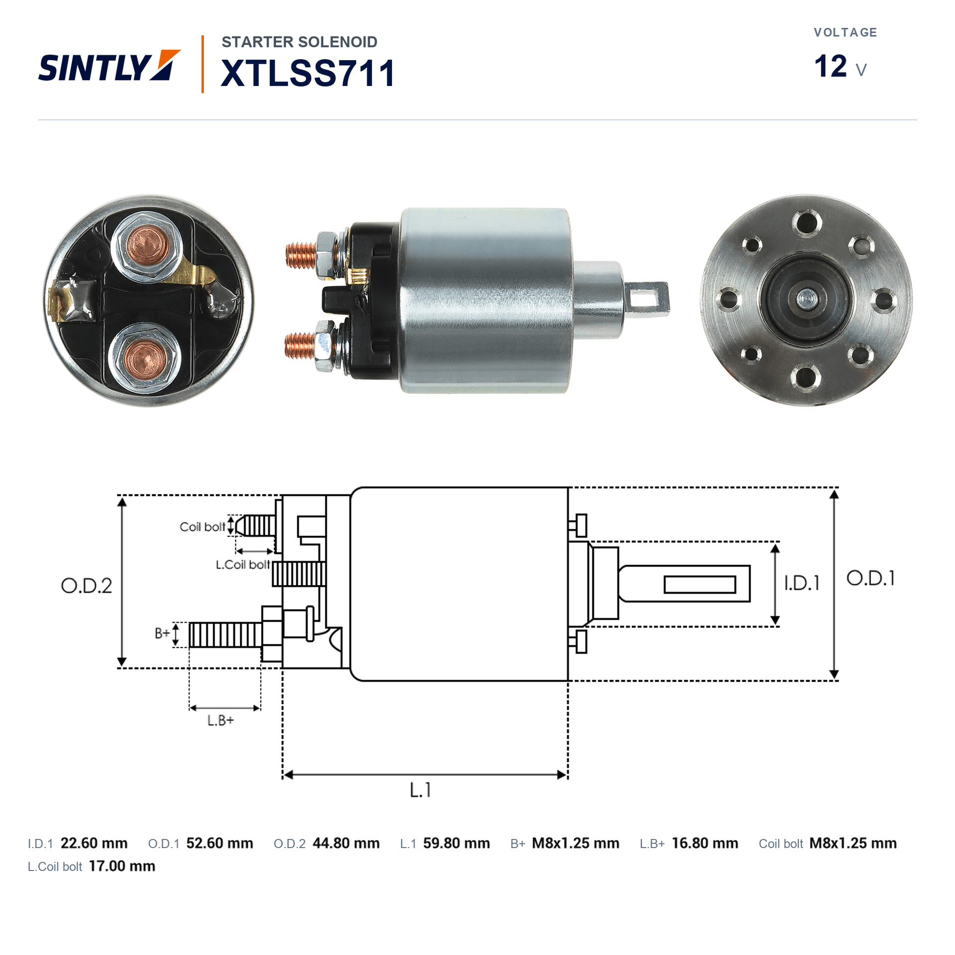 Solenoide de arranque XTLSS711
