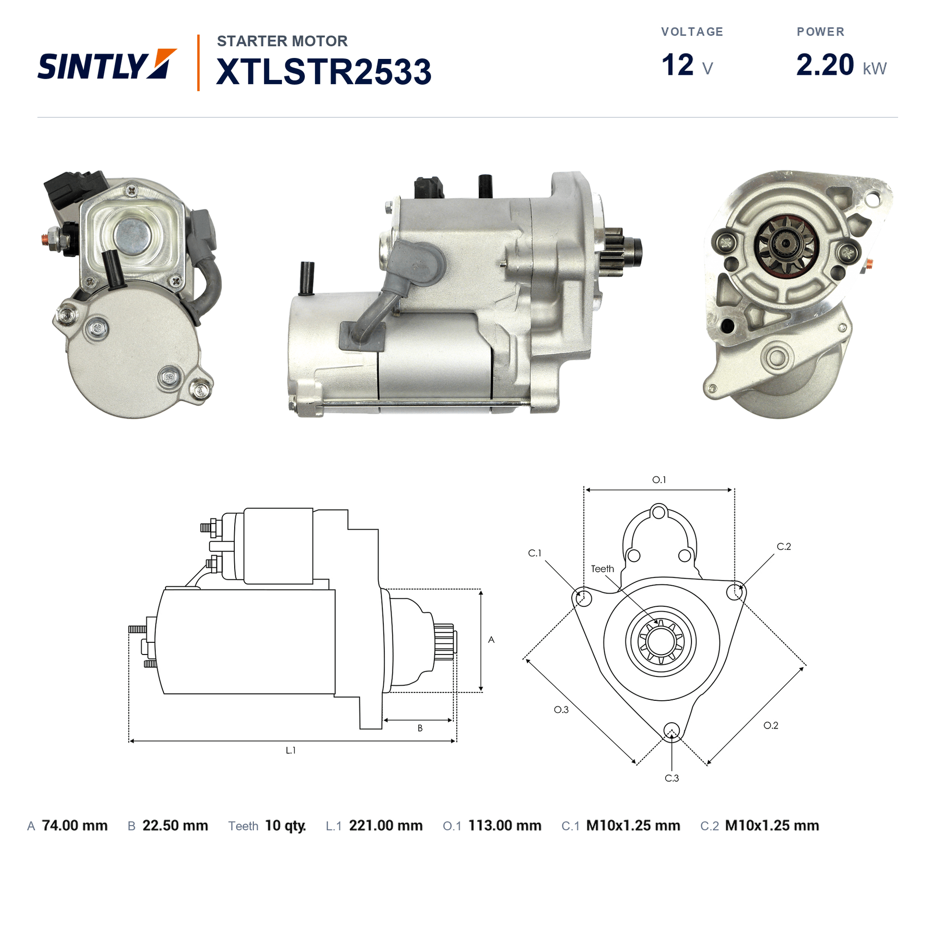 Starter XTLSTR2533