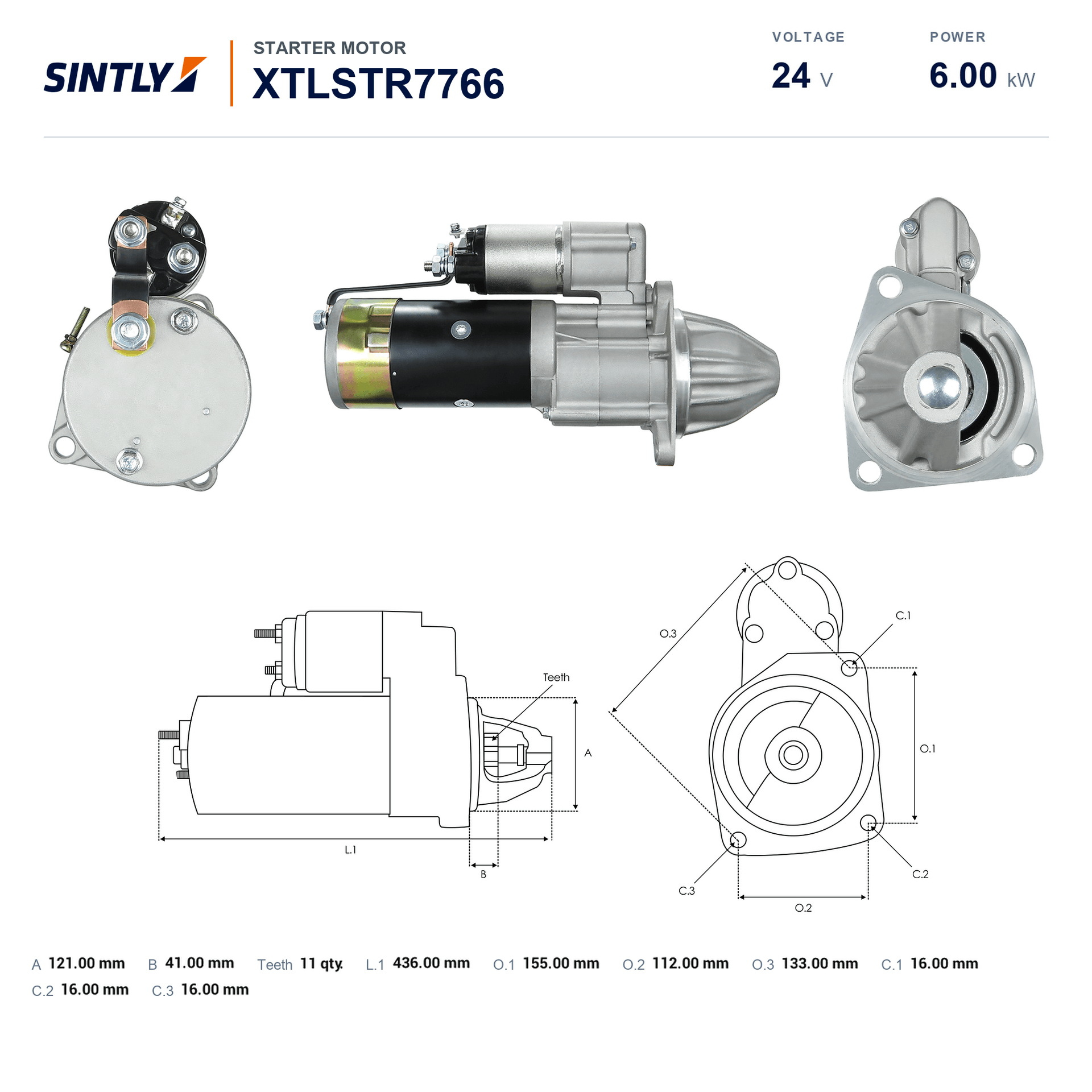 Starter XTLSTR7766