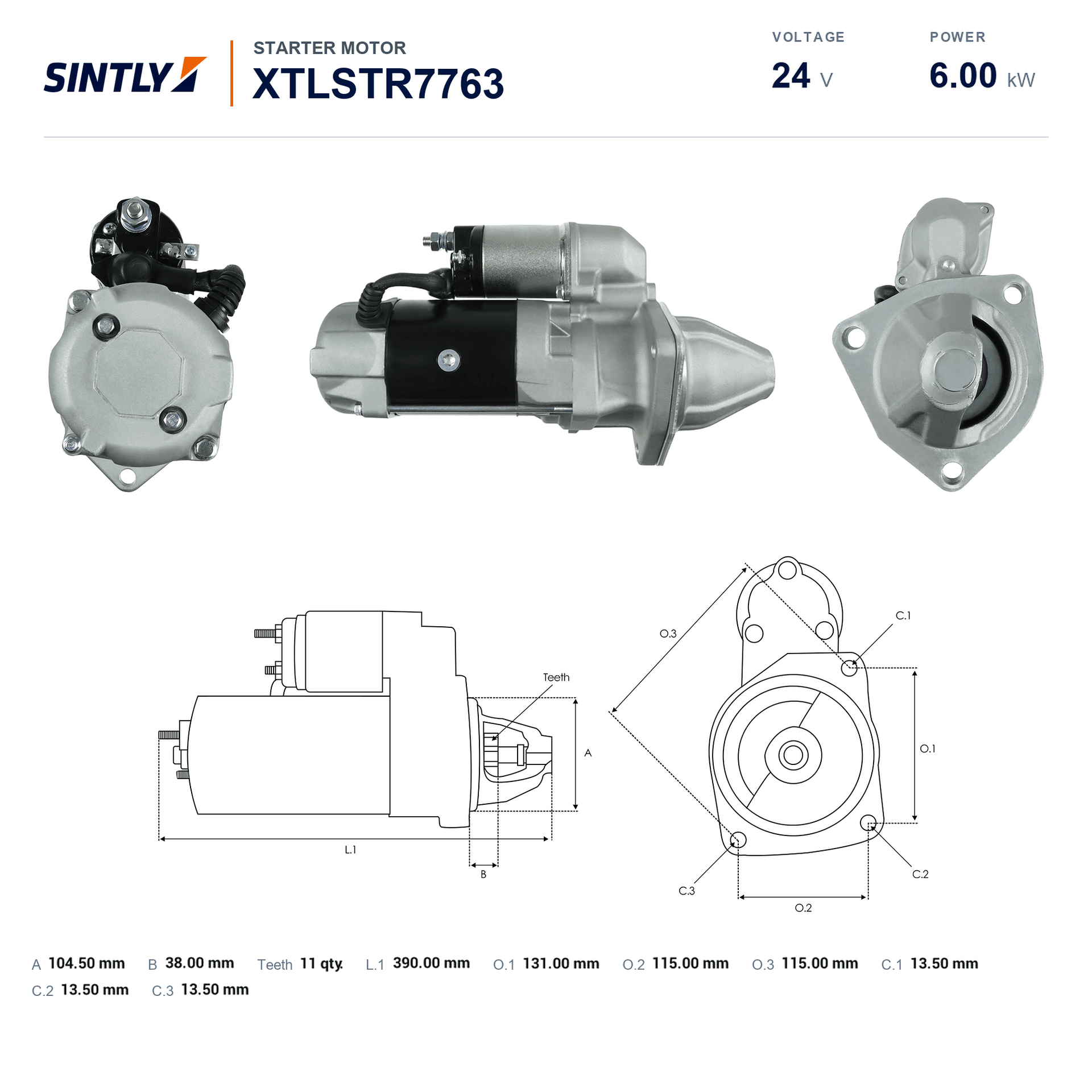 Starter XTLSTR7763