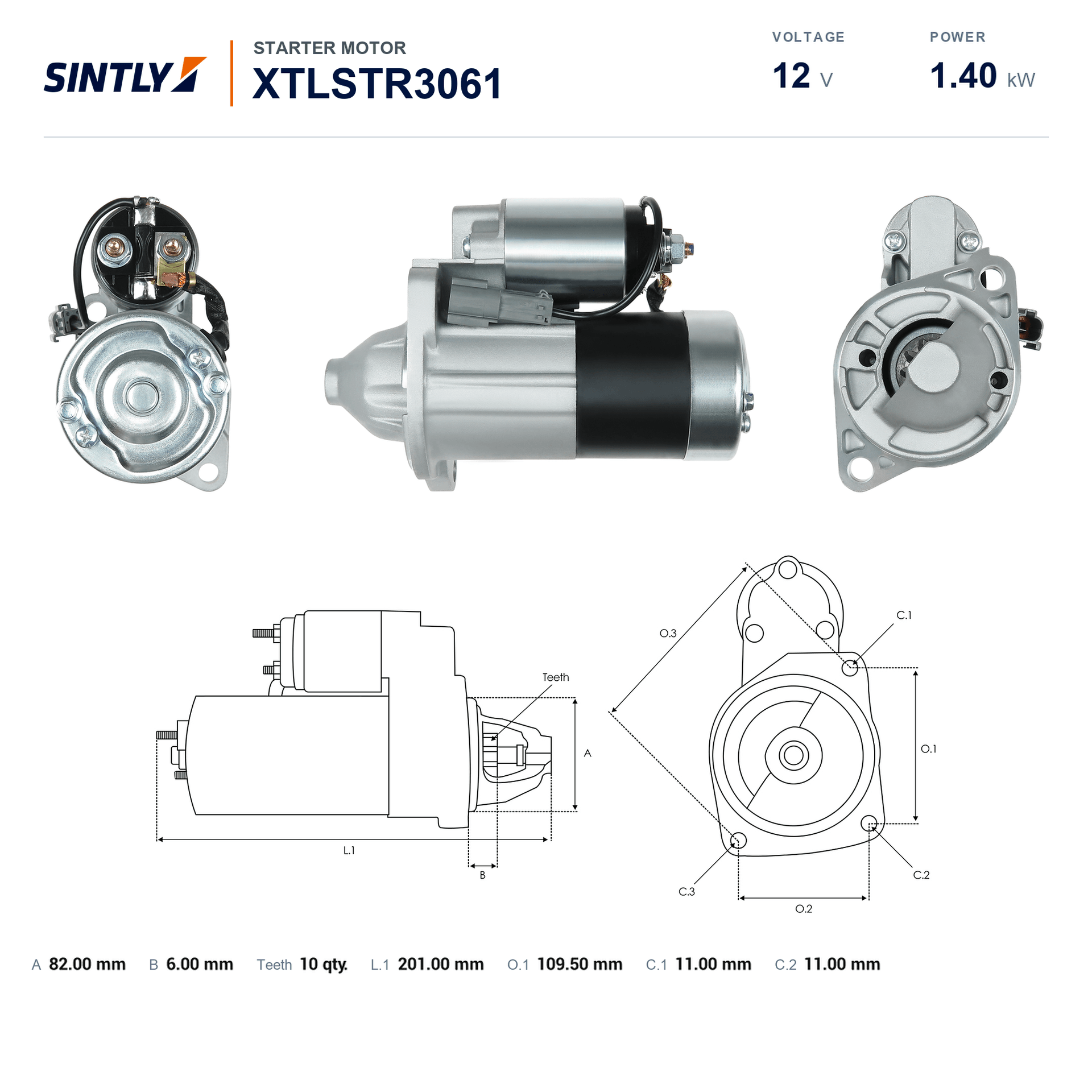 Starter XTLSTR3061