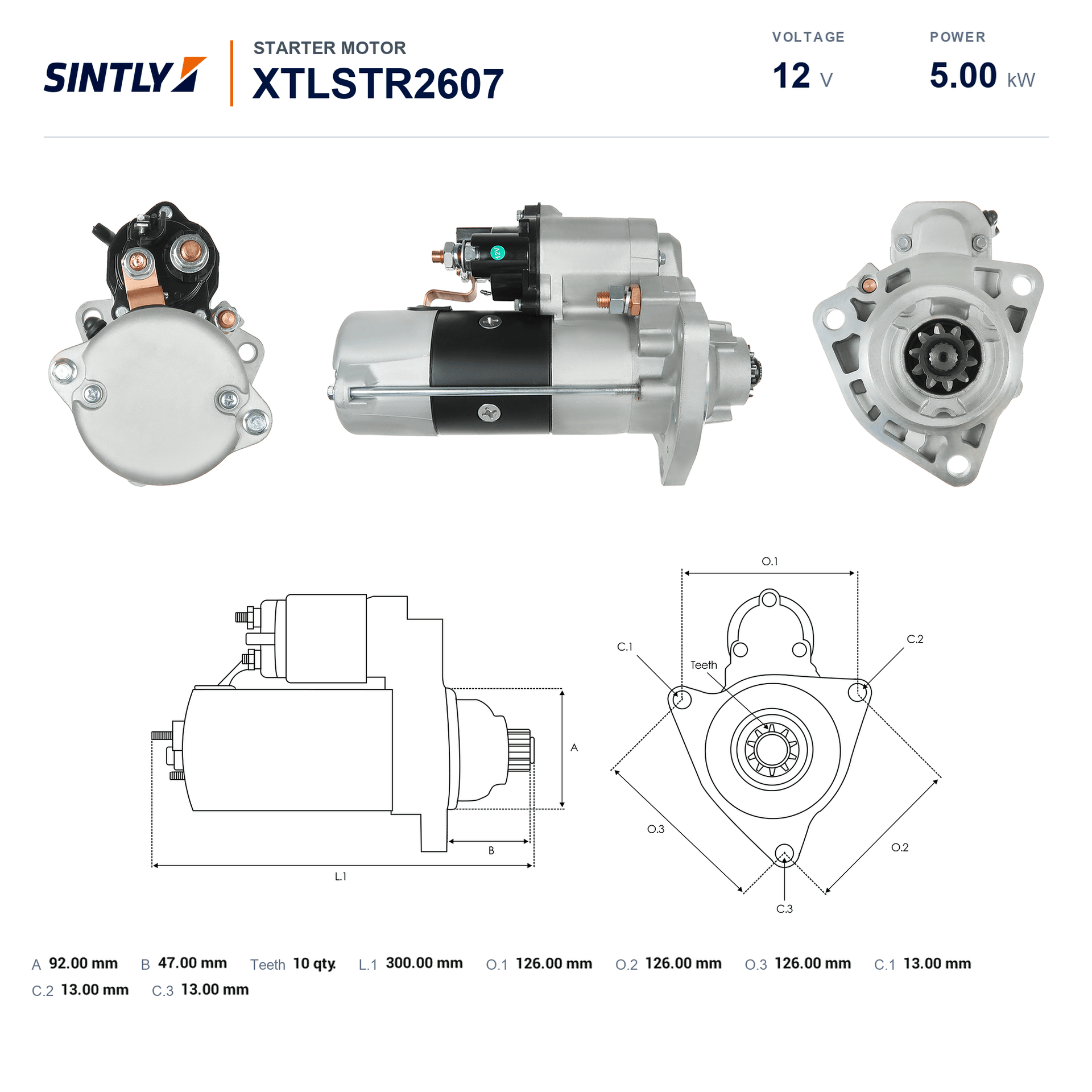 Starter XTLSTR2607