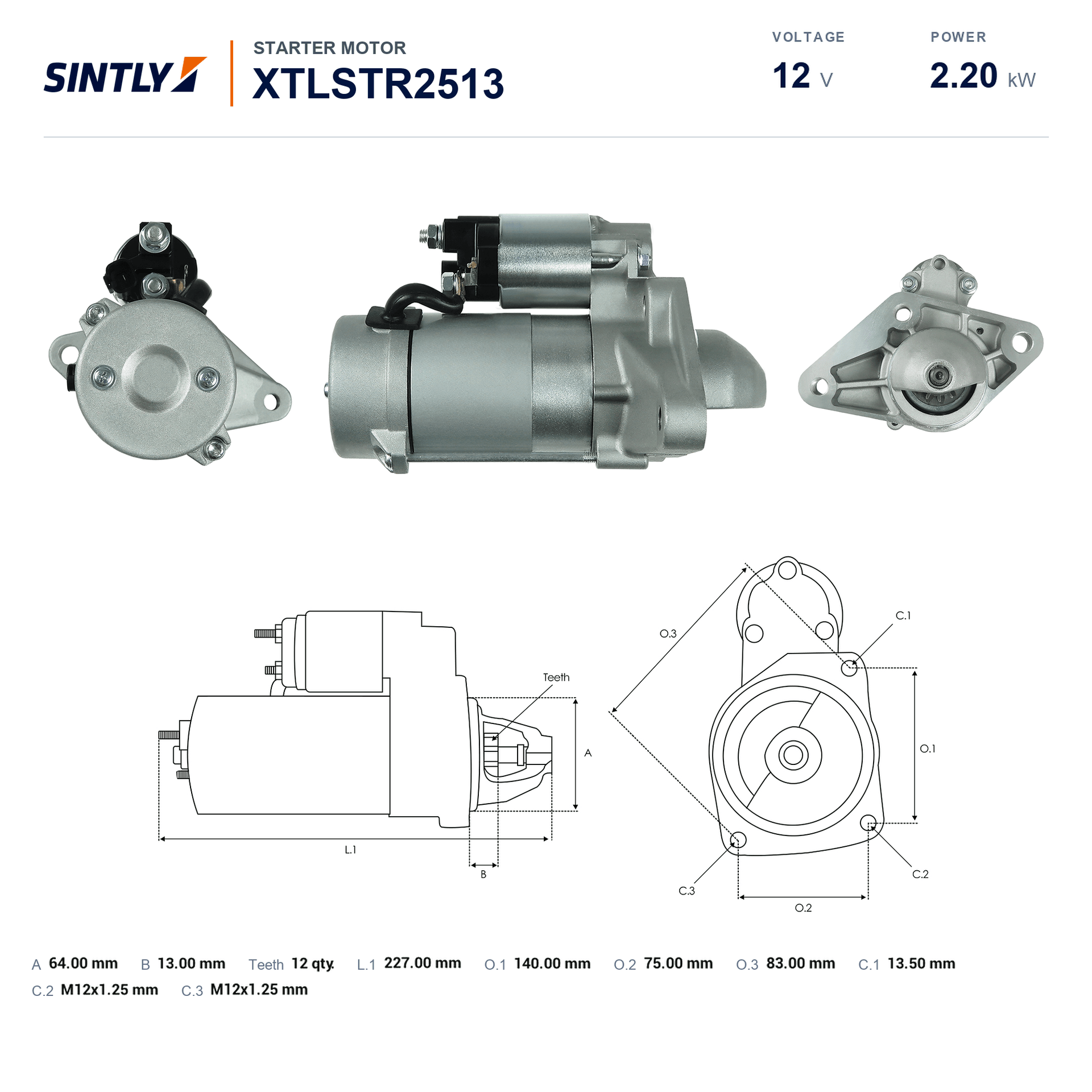 Starter XTLSTR2513