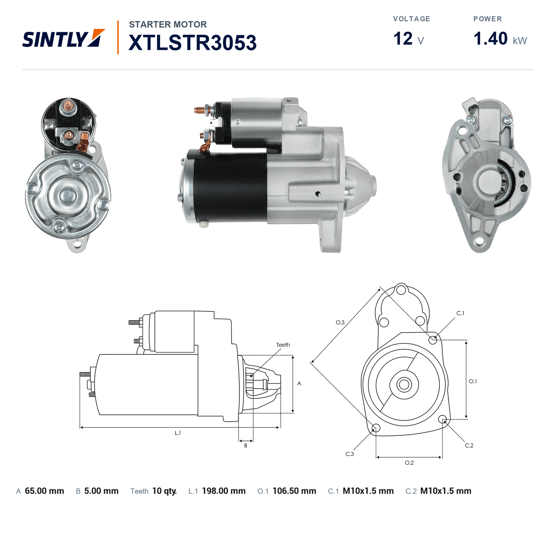 Starter XTLSTR3053