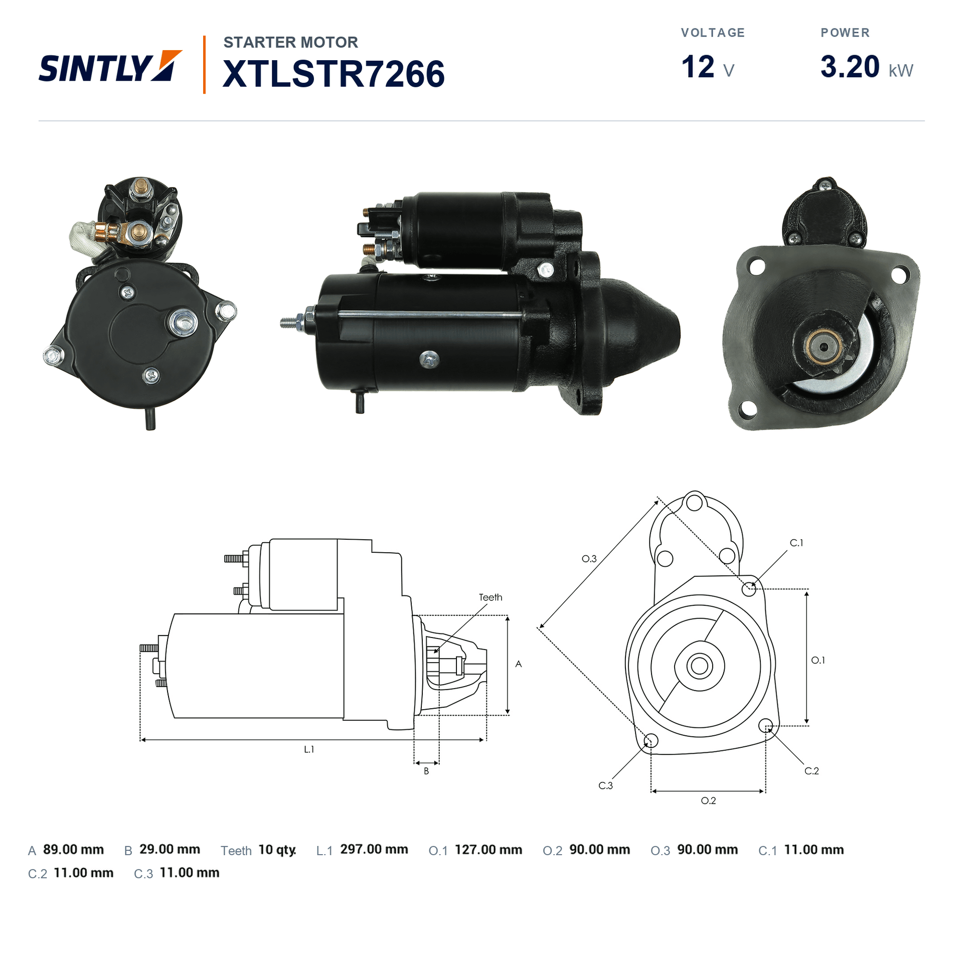 Starter XTLSTR7266