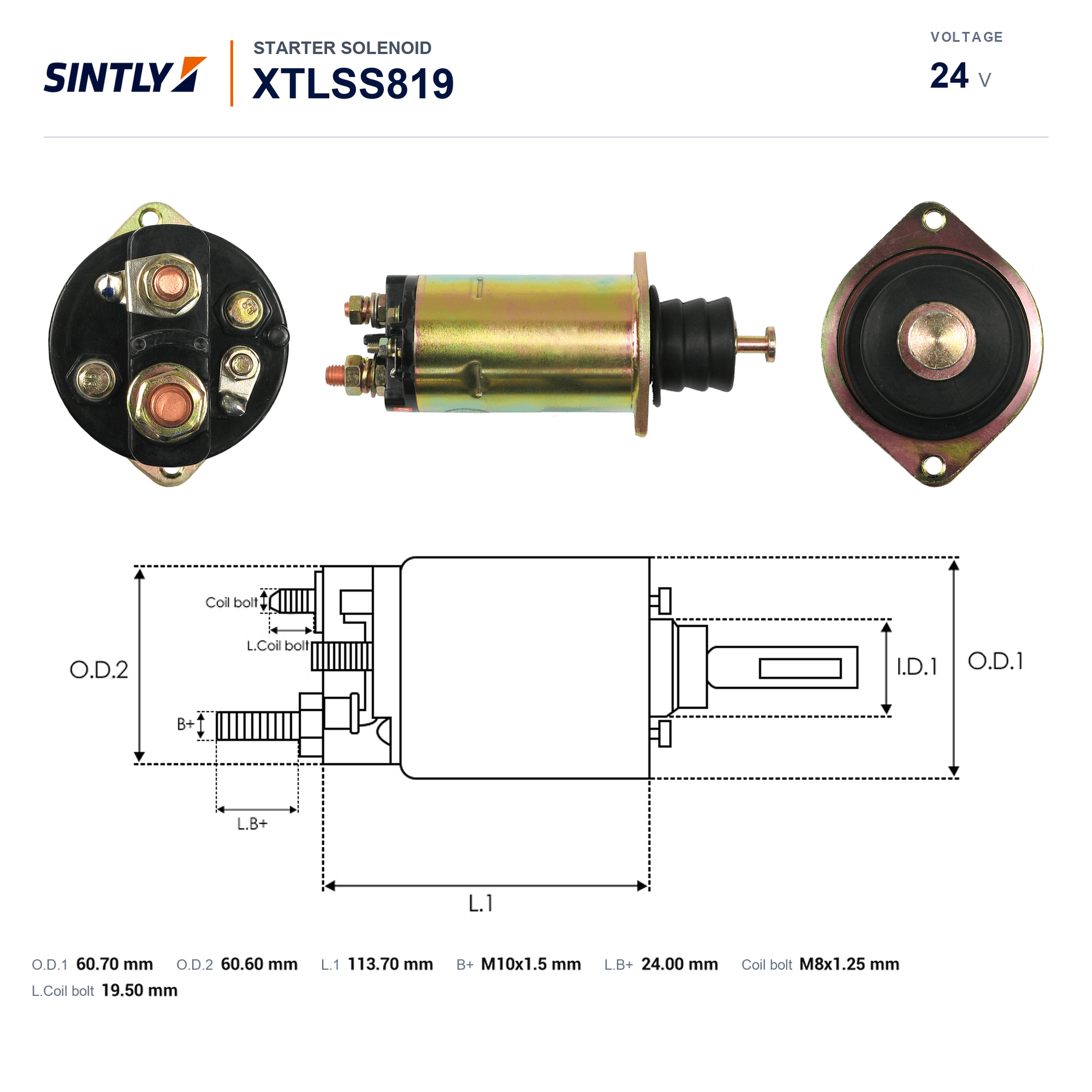 Starter Solenoid XTLSS819