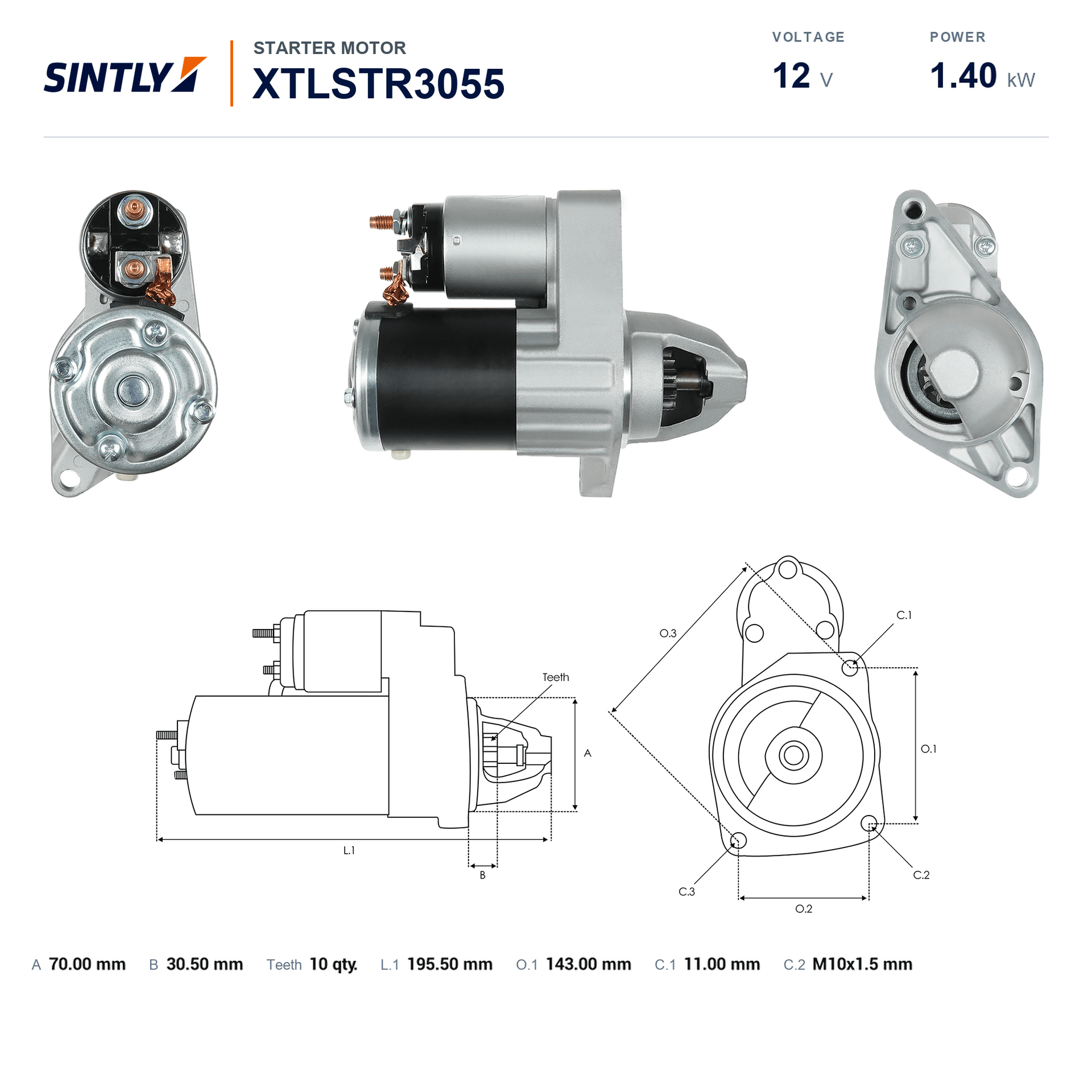 Starter XTLSTR3055