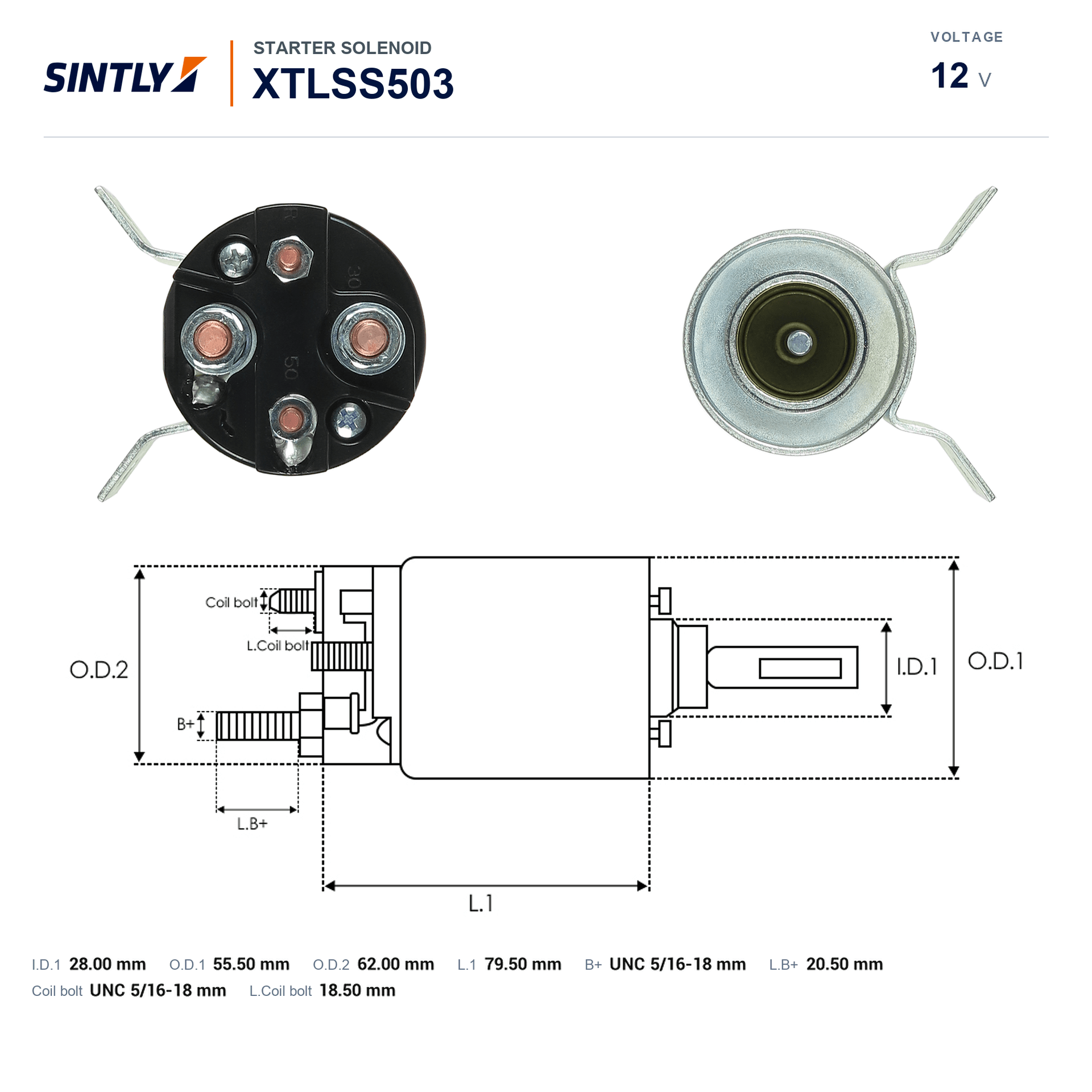 Solenoide de arranque XTLSS503