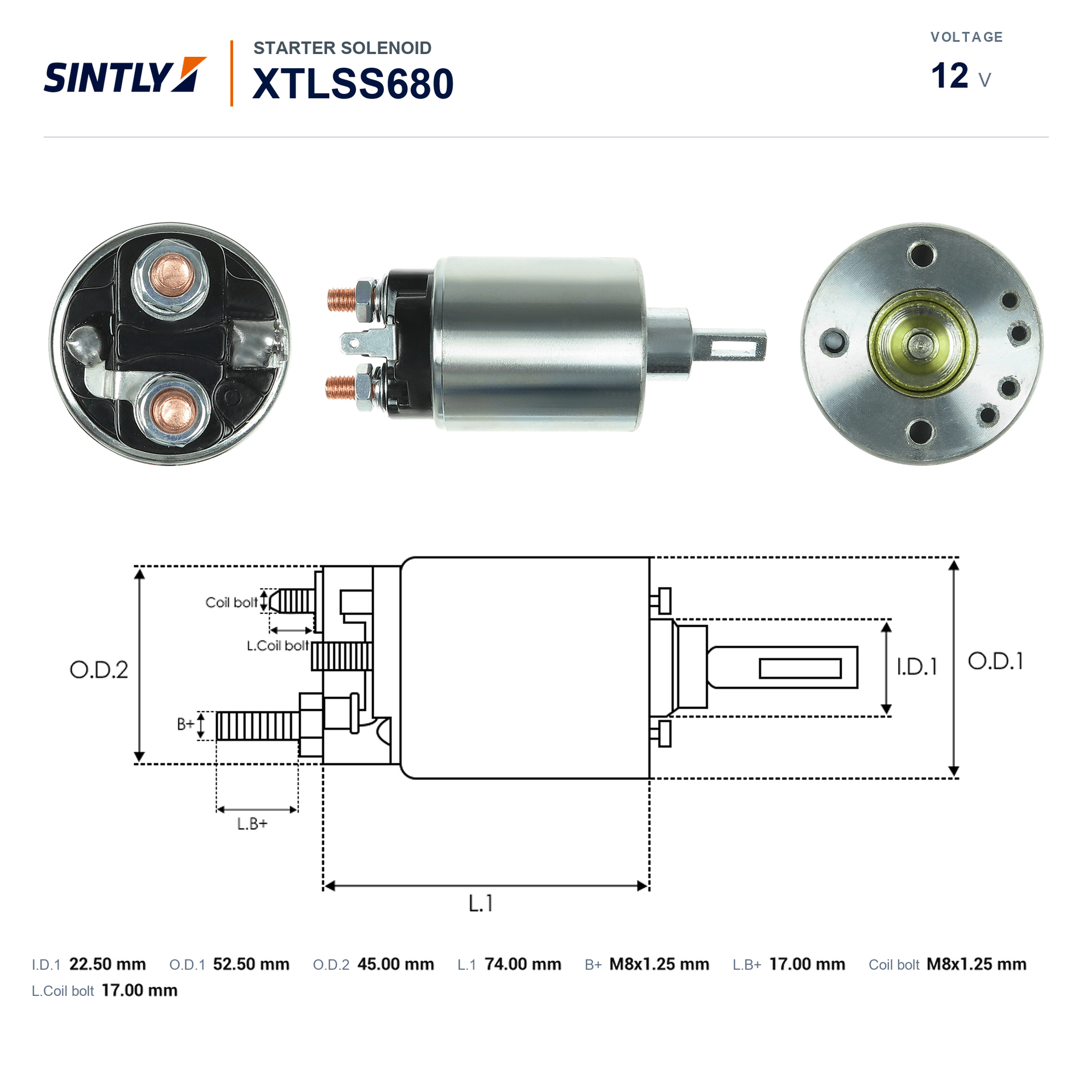 Starter Solenoid XTLSS680