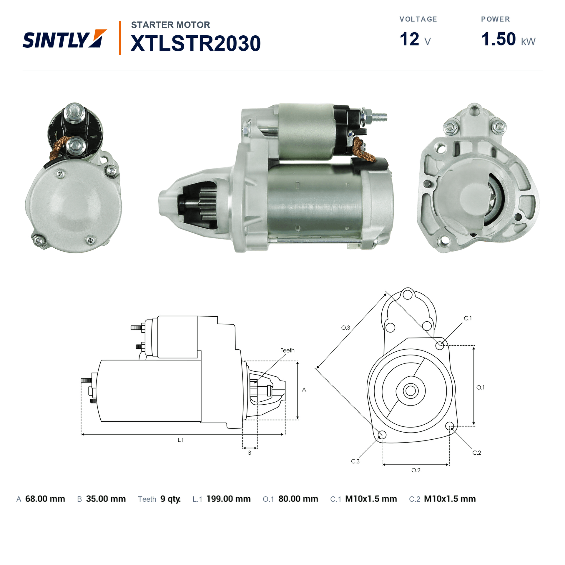 Starter XTLSTR2030