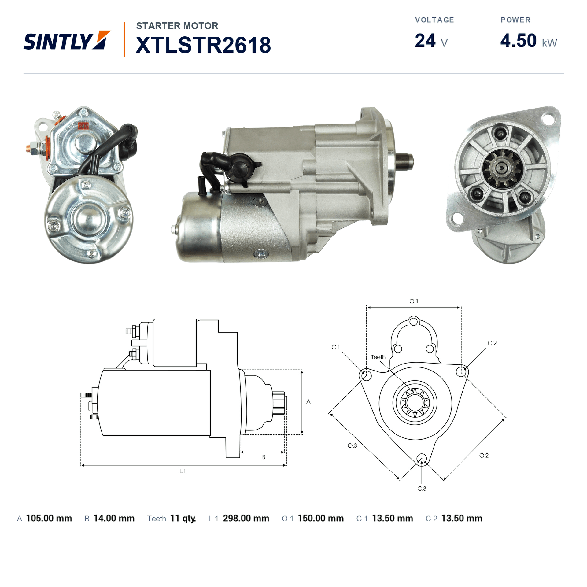 Starter XTLSTR2618
