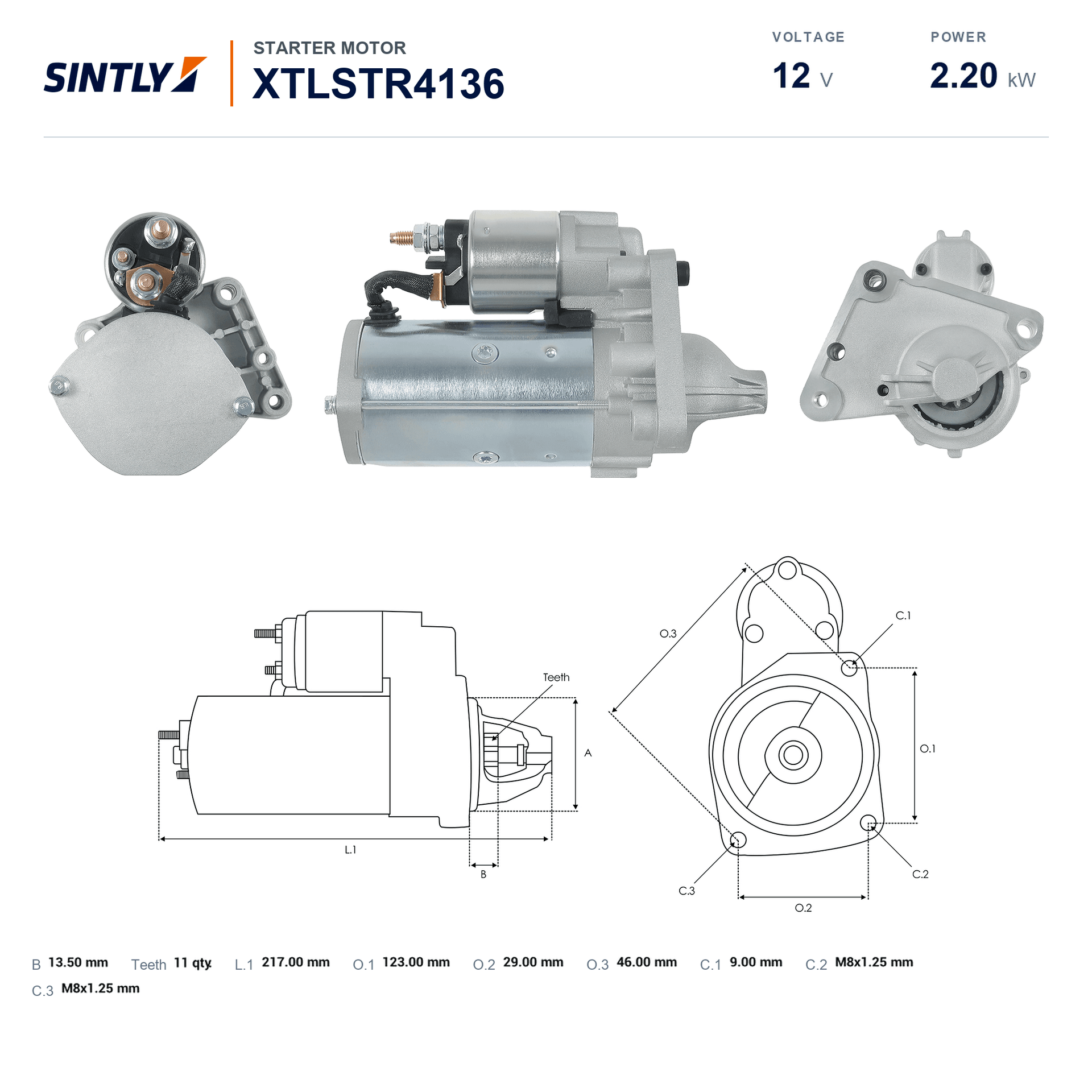 Starter XTLSTR4136