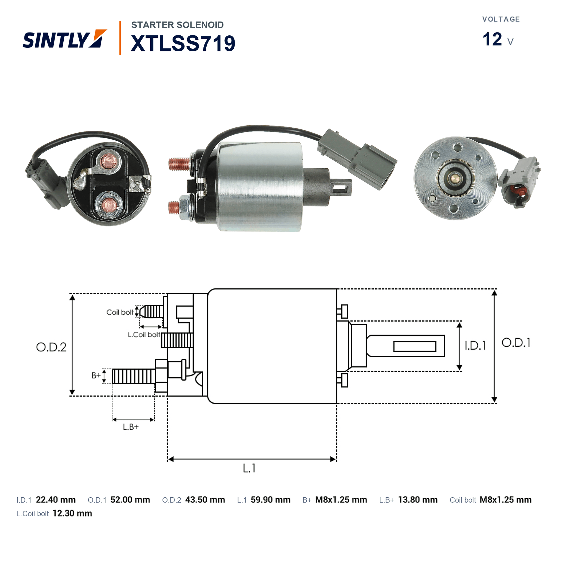 Starter Solenoid XTLSS719