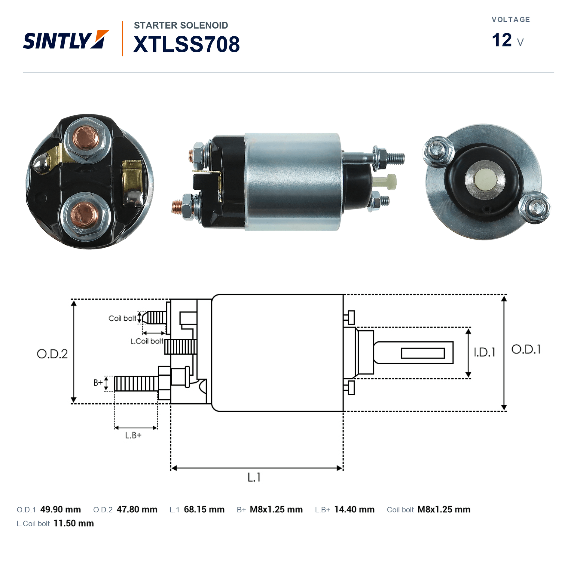 Starter Solenoid XTLSS708