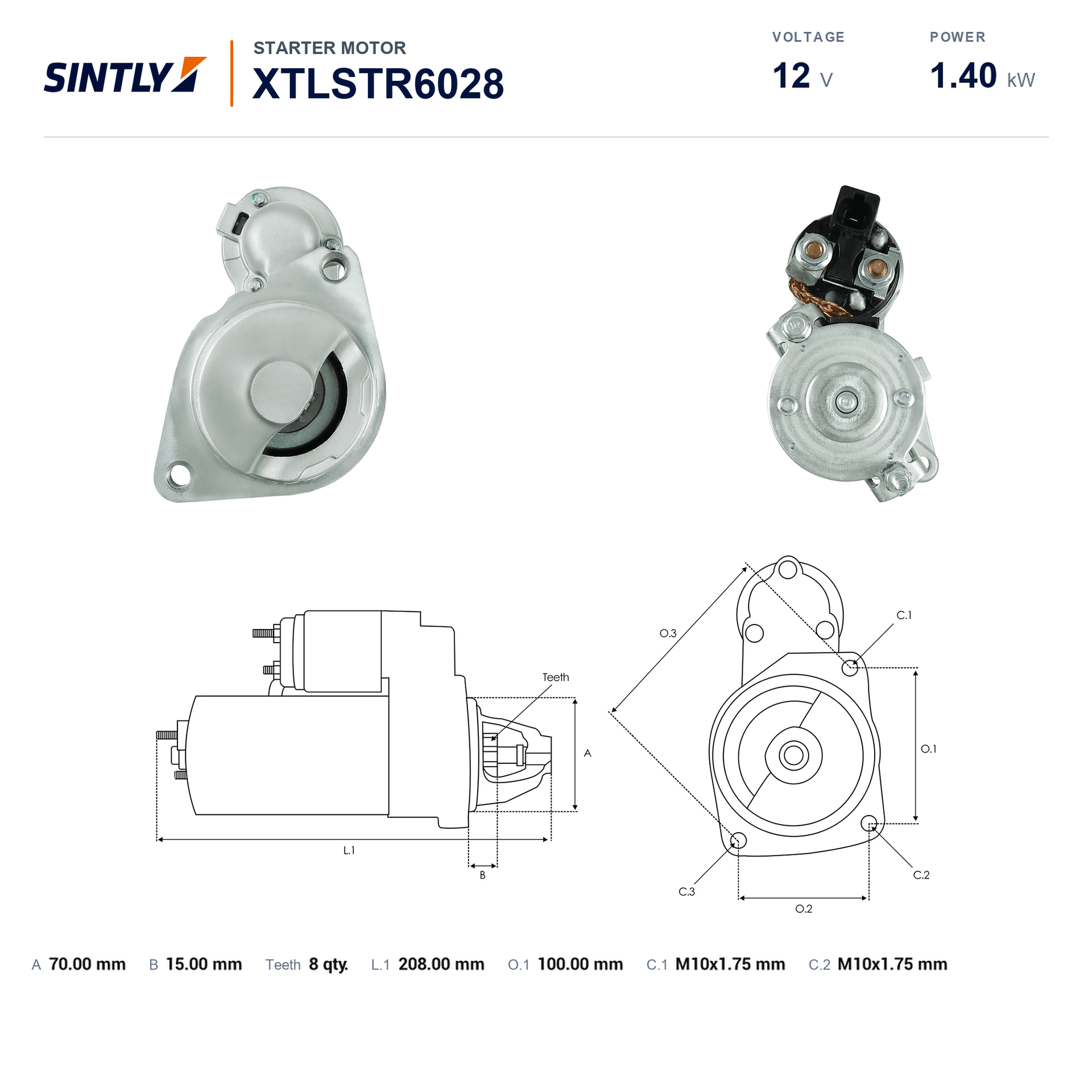Starter XTLSTR6028