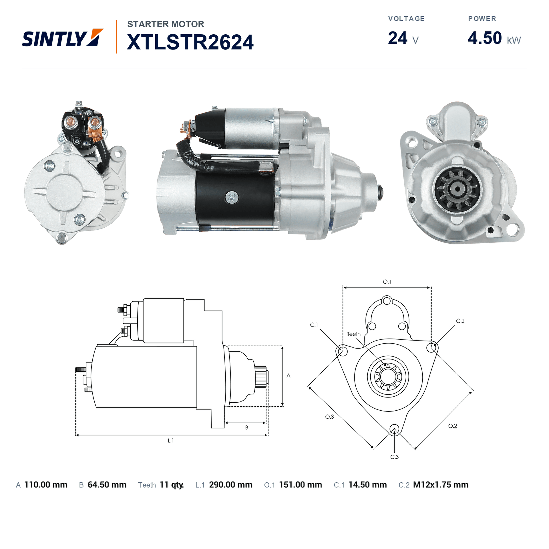Starter XTLSTR2624