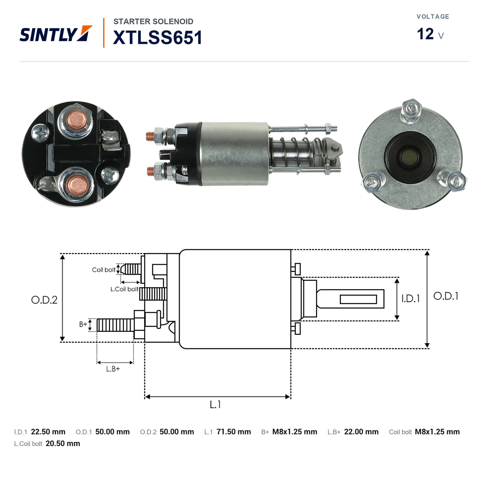 Starter Solenoid XTLSS651