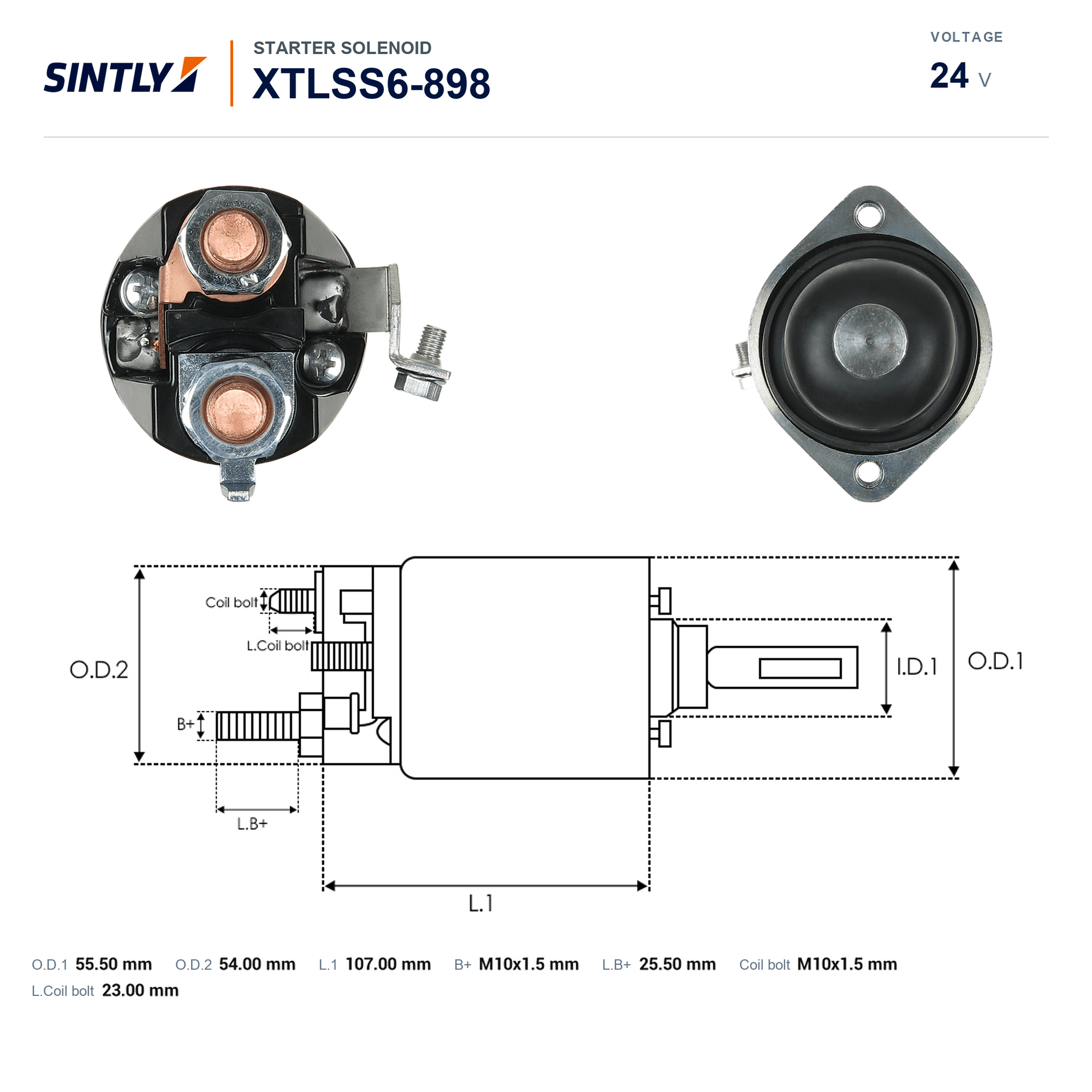 Starter Solenoid XTLSS6-898