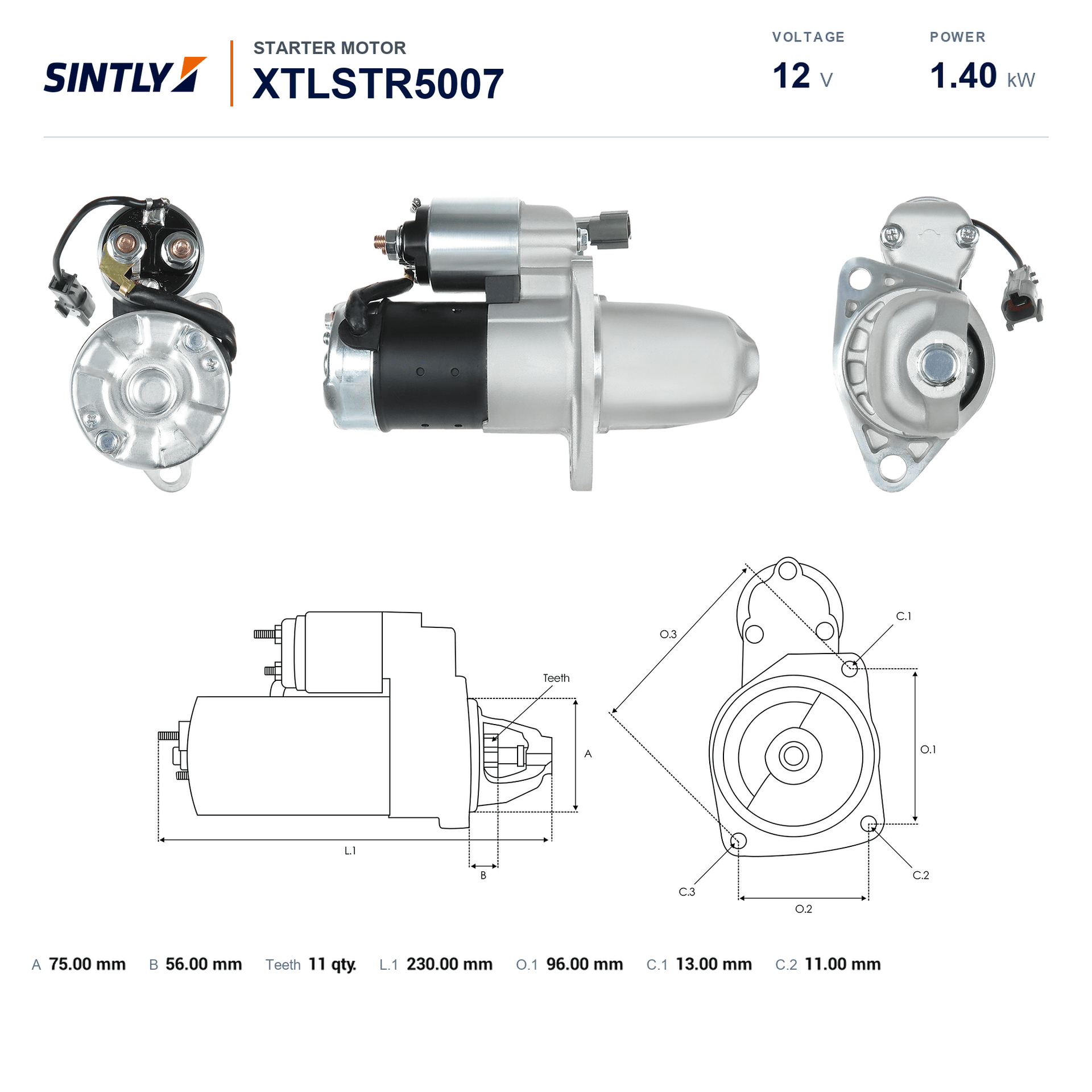 Starter XTLSTR5007