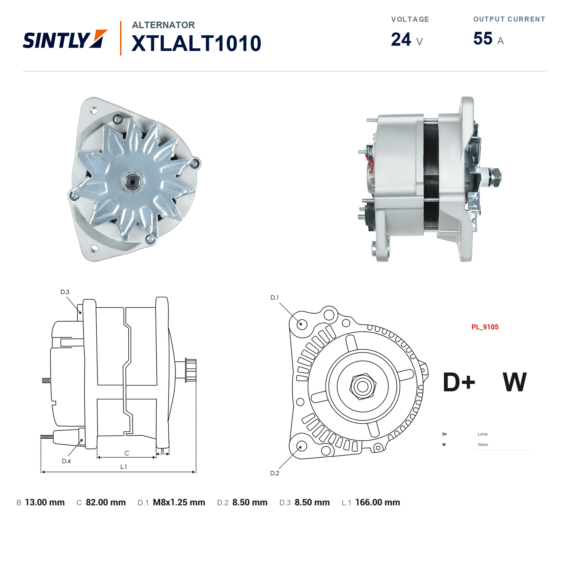 发电机 XTLALT1010