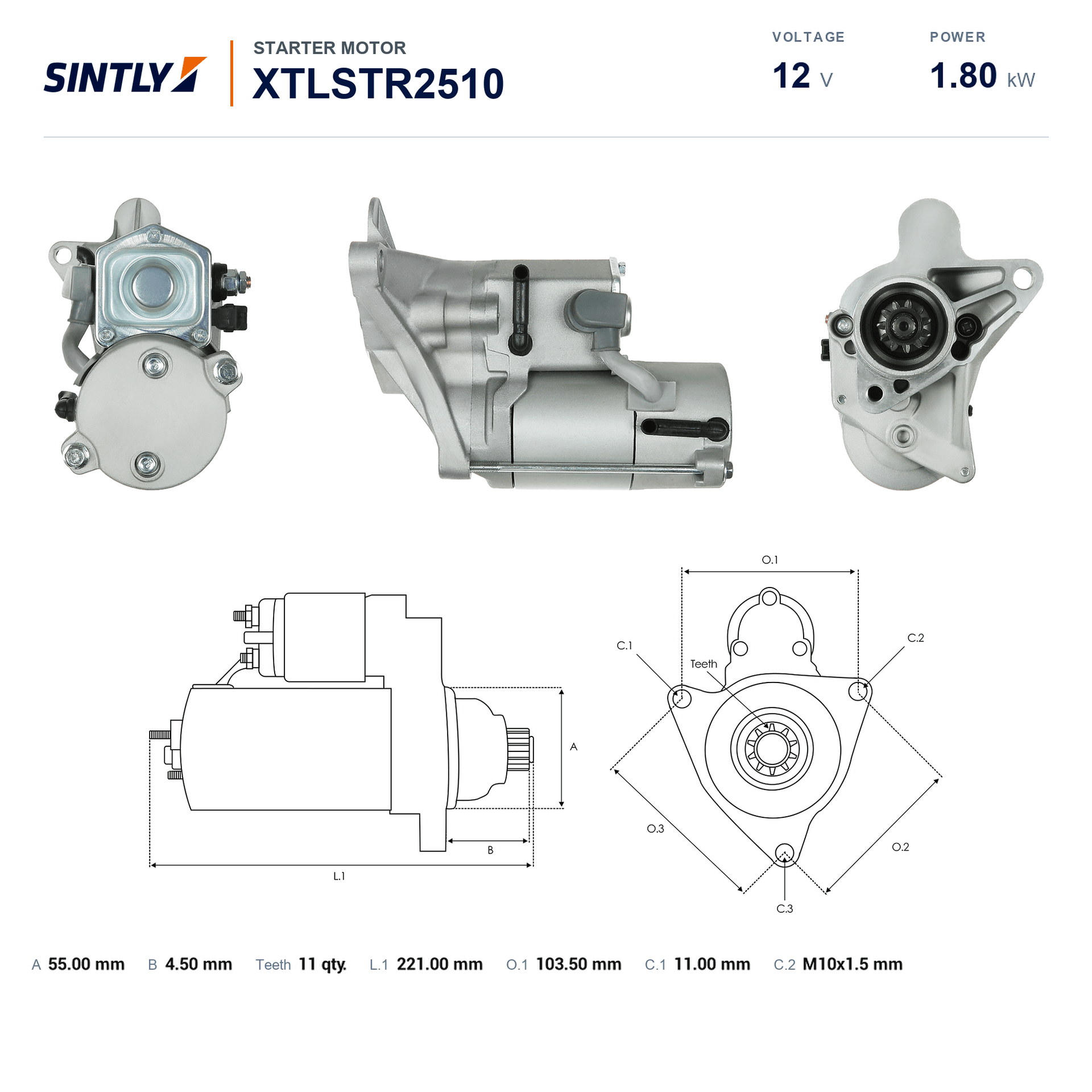 Starter XTLSTR2510