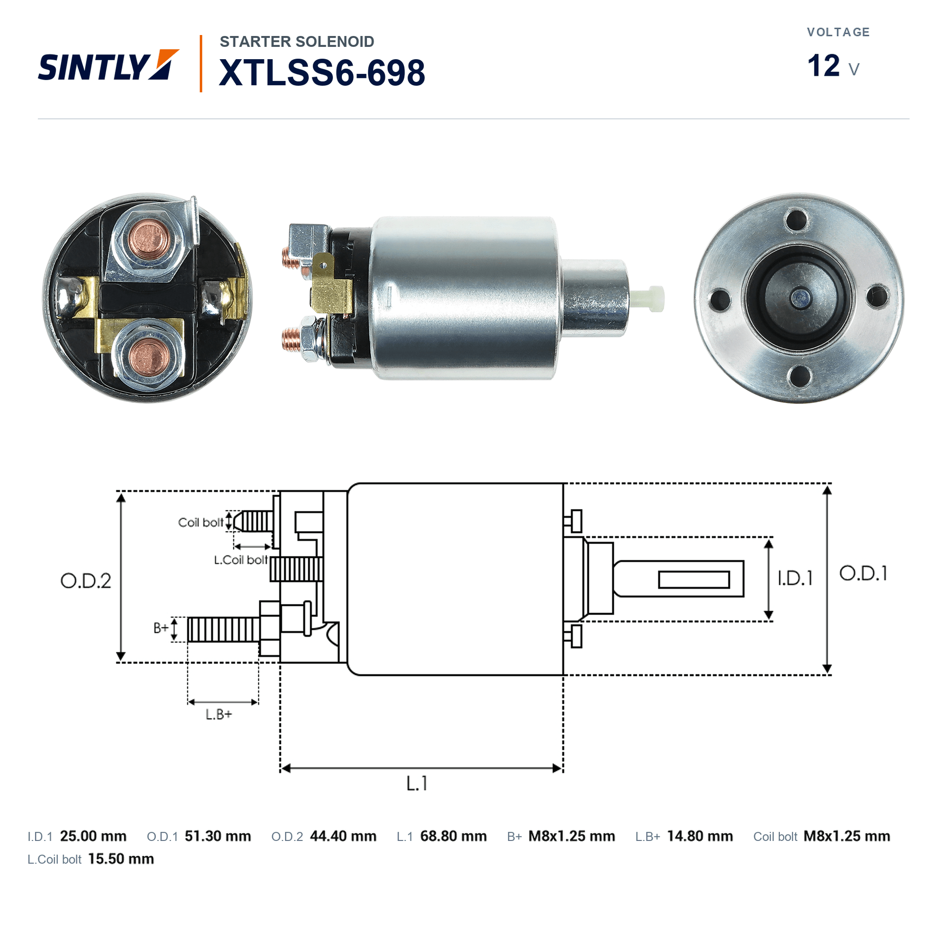 Starter Solenoid XTLSS6-698