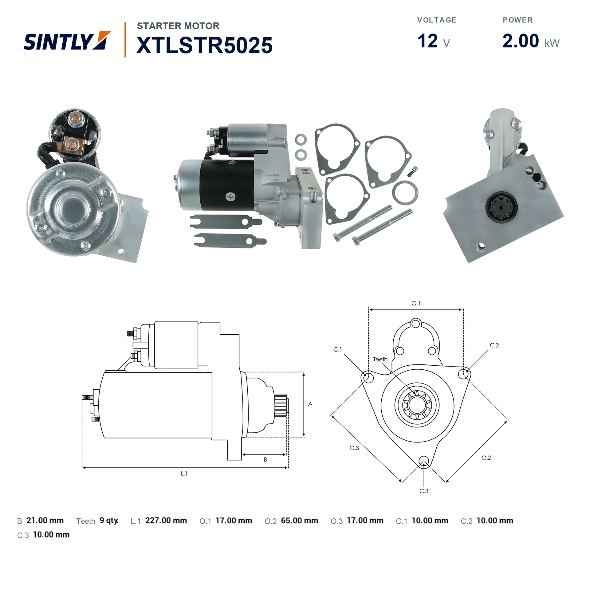 Starter XTLSTR5025