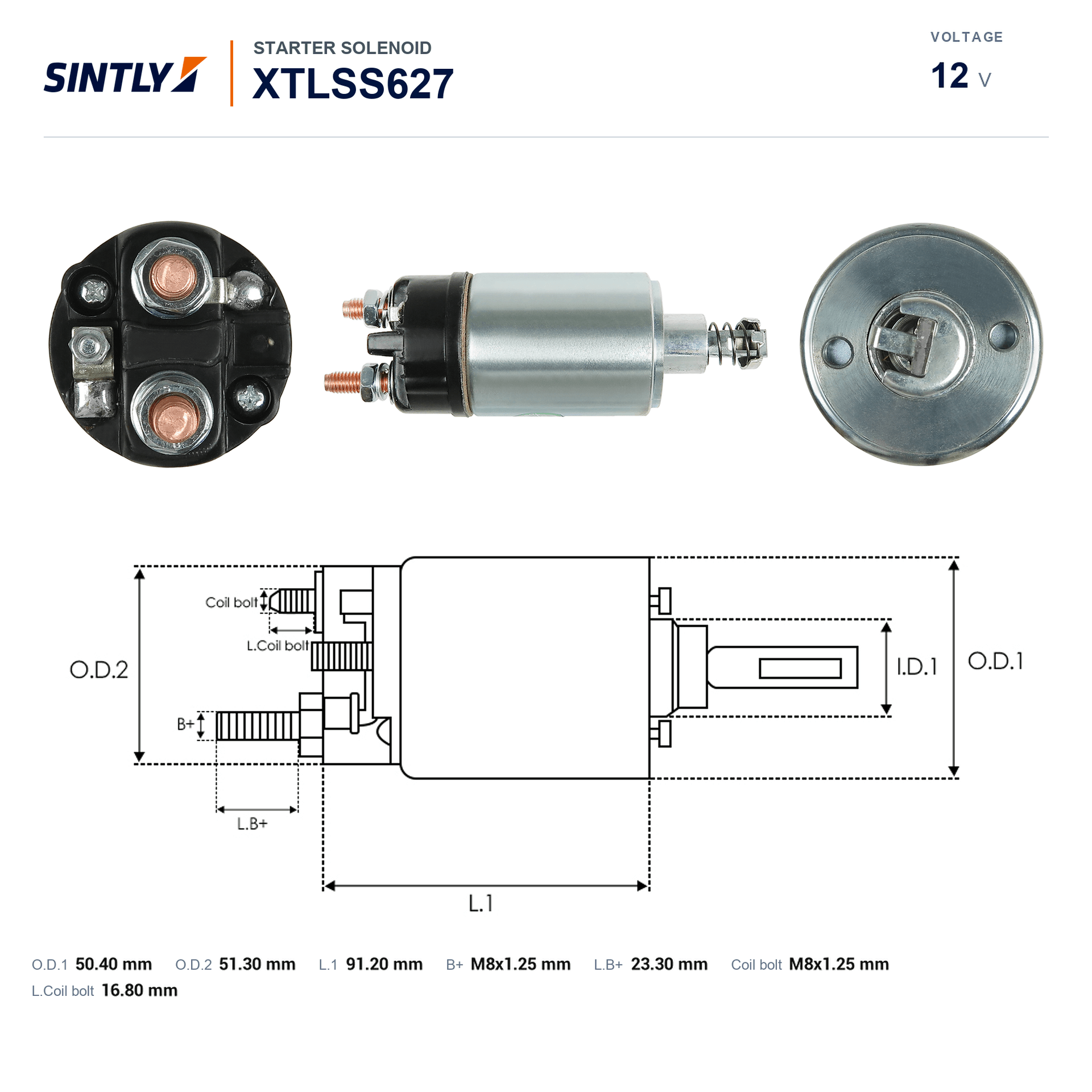 Starter Solenoid XTLSS627