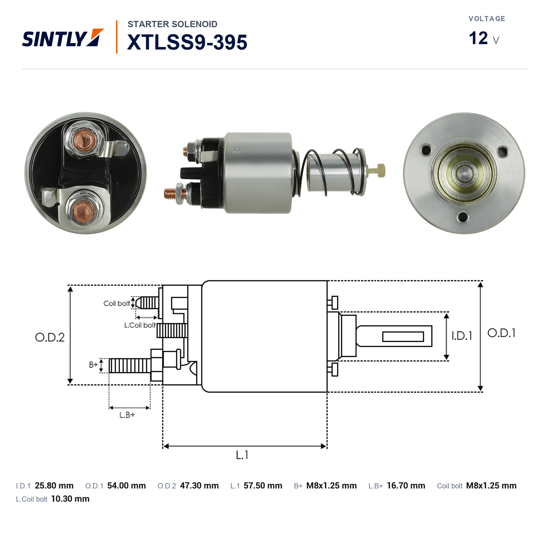 Starter Solenoid XTLSS9-395