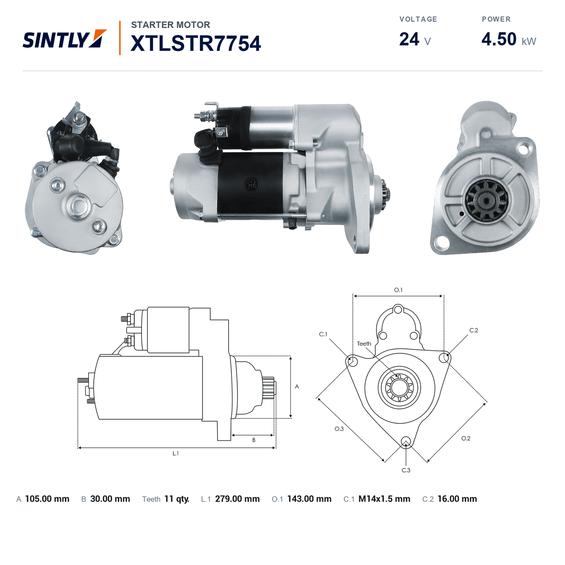 Starter XTLSTR7754