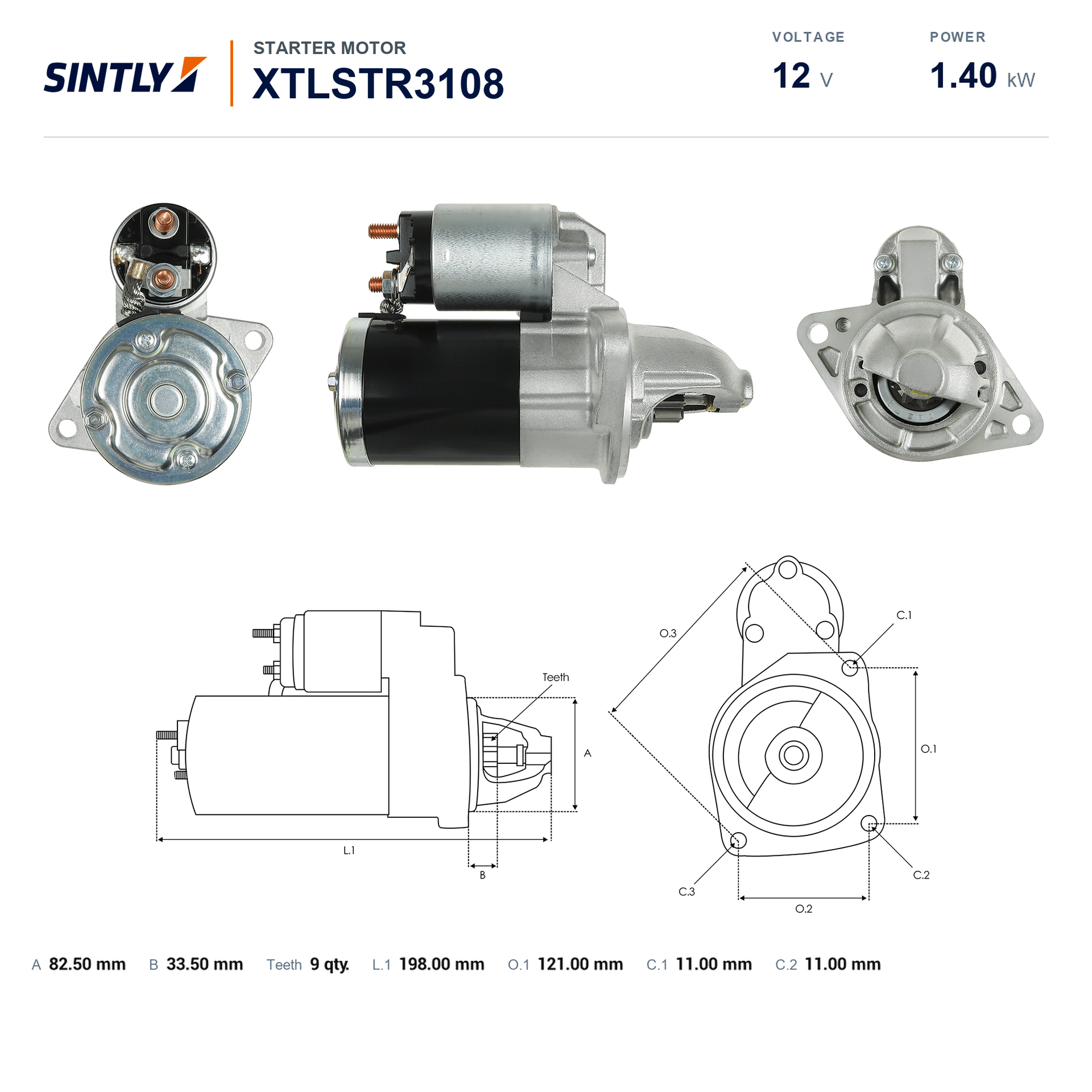 Starter XTLSTR3108